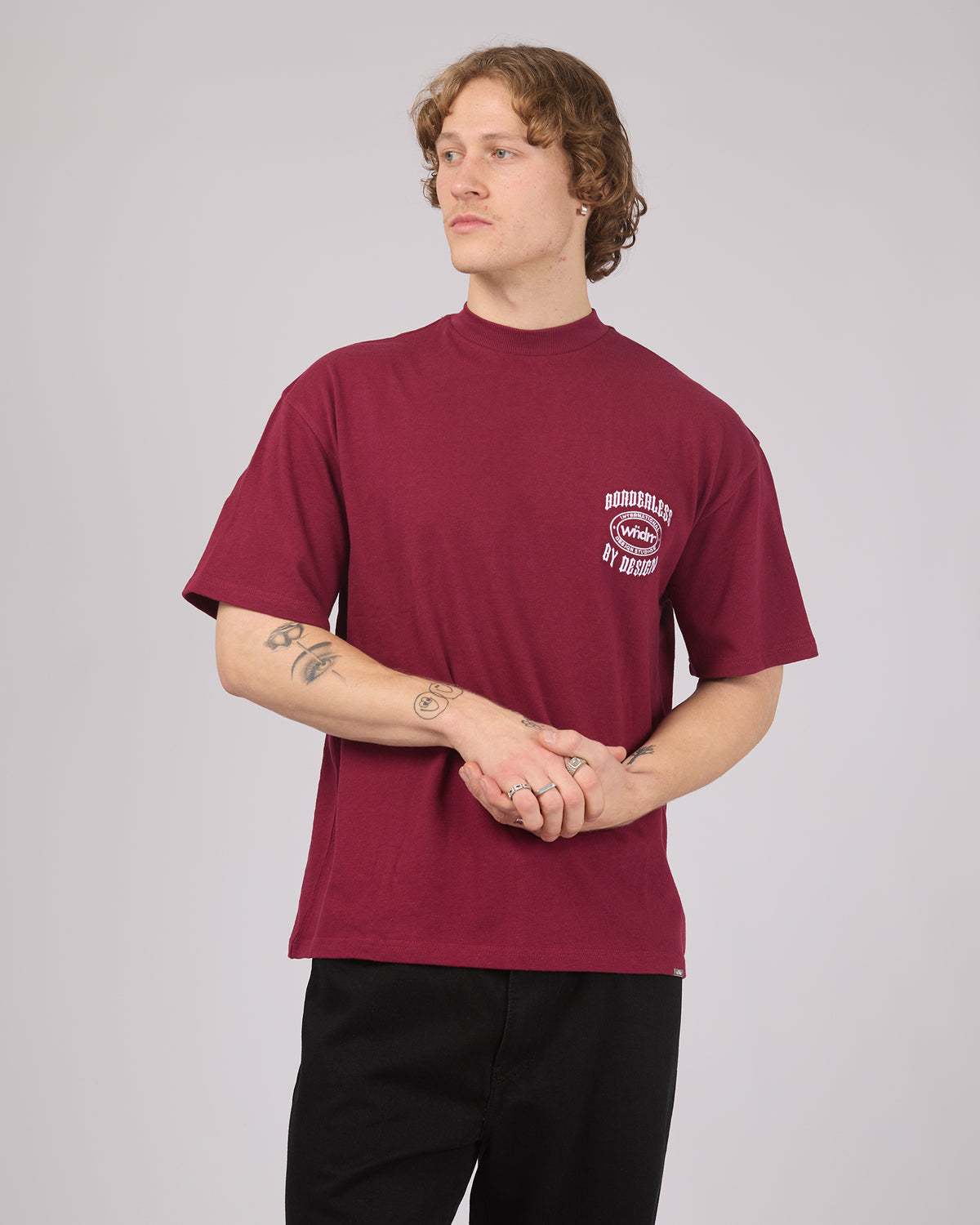 Rzn Heavy Weight Tee Blood Red