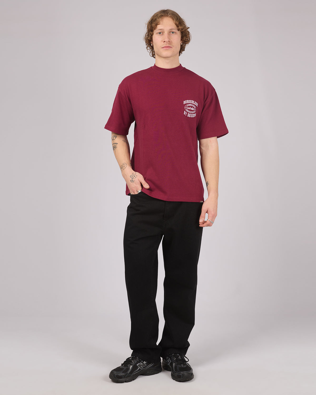 Rzn Heavy Weight Tee Blood Red