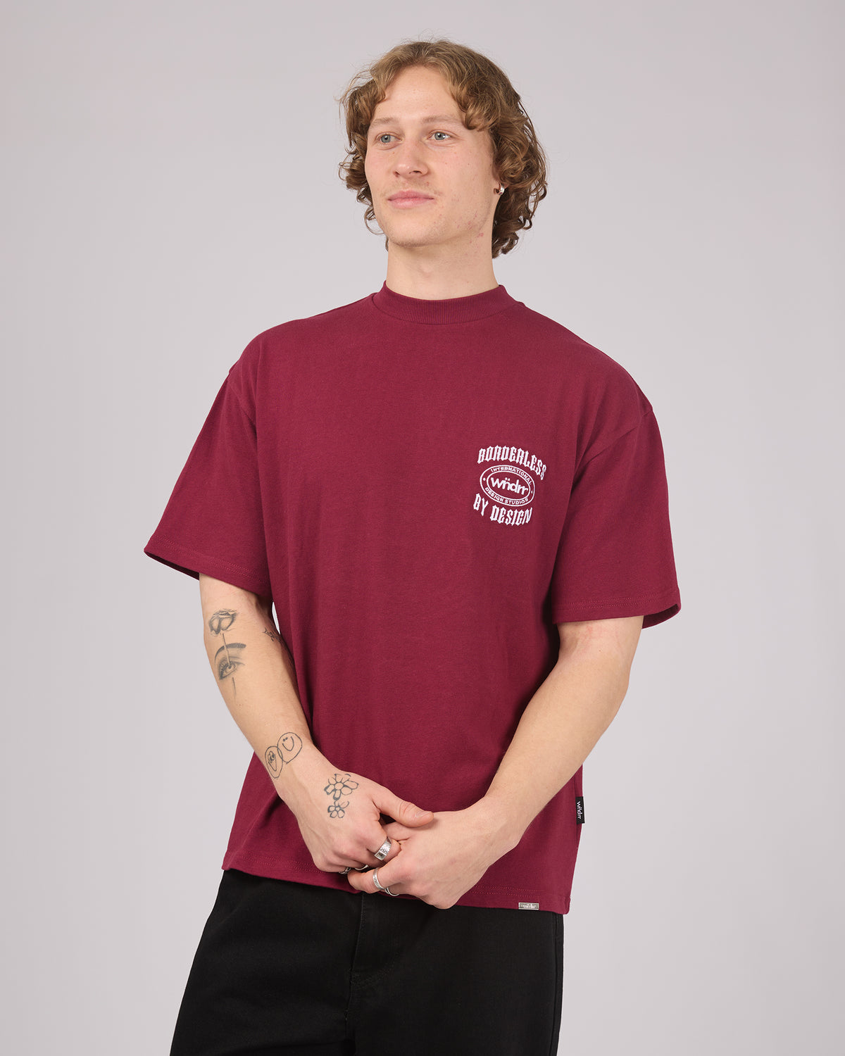 Rzn Heavy Weight Tee Blood Red