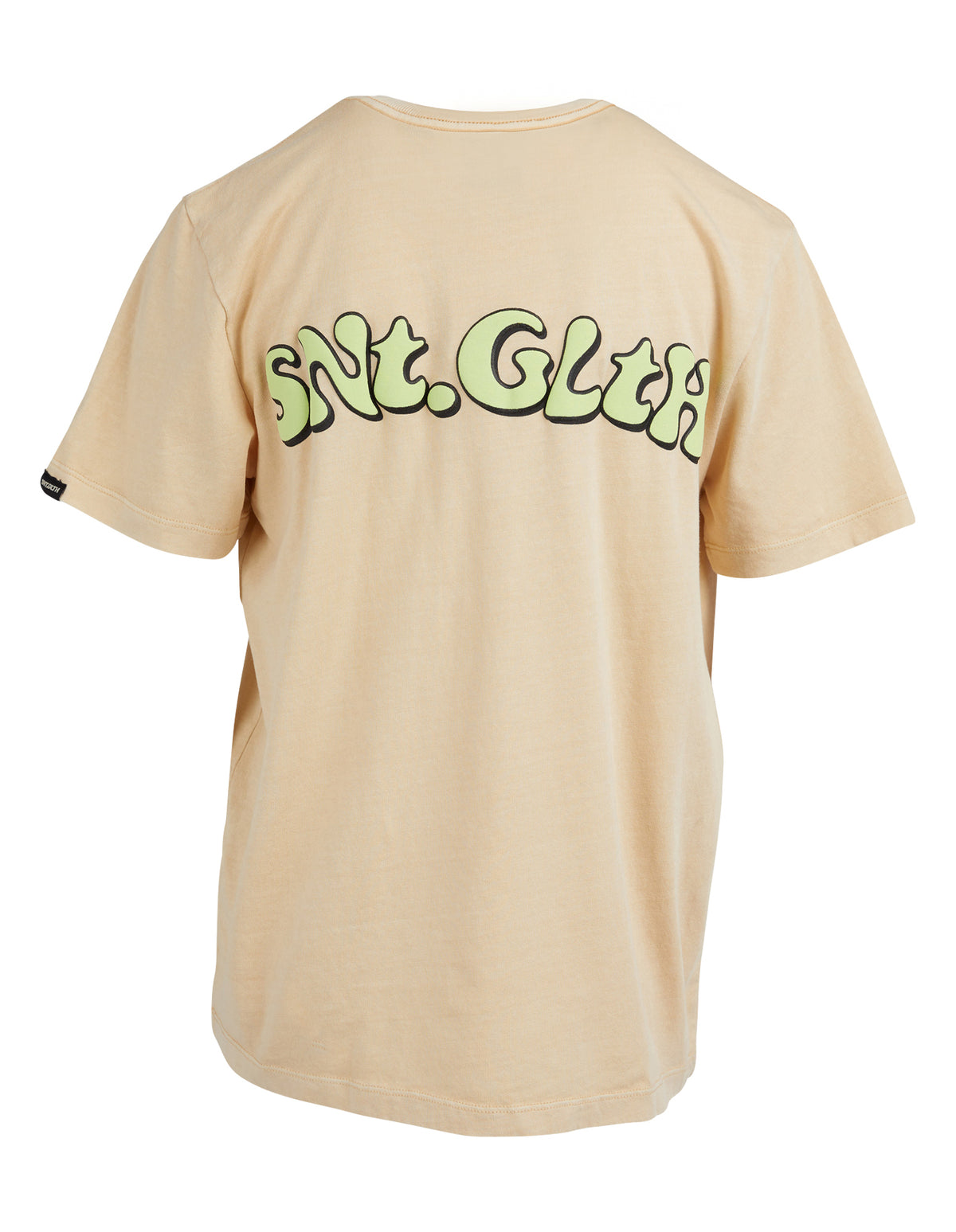 Teen Bubble Text Tee Tan