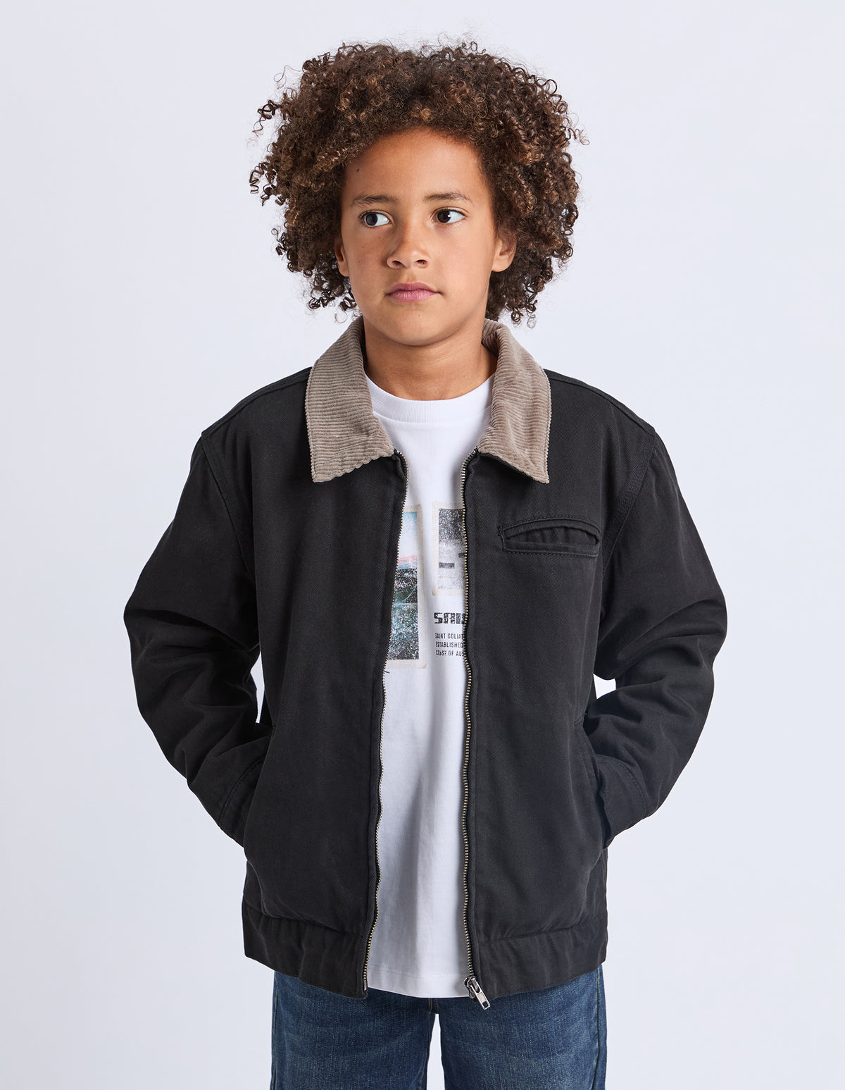 Teen Barn Jacket Black