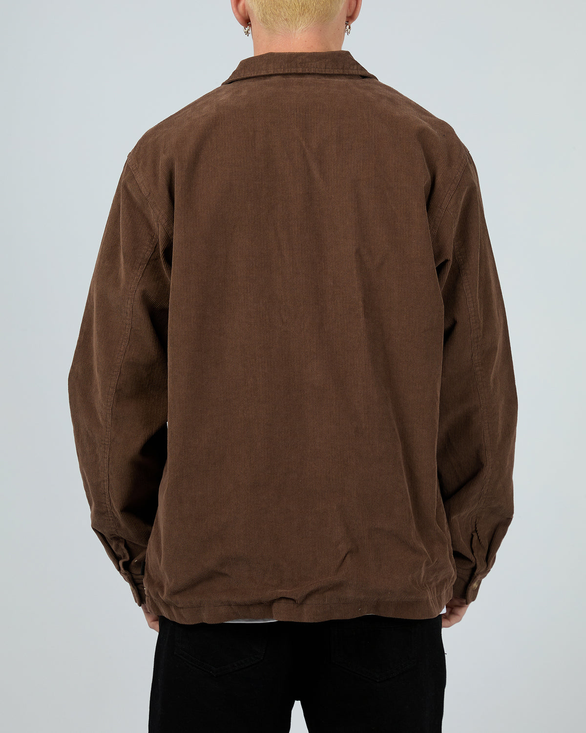 Baby Cord Zip Thru Jacket Chocolate