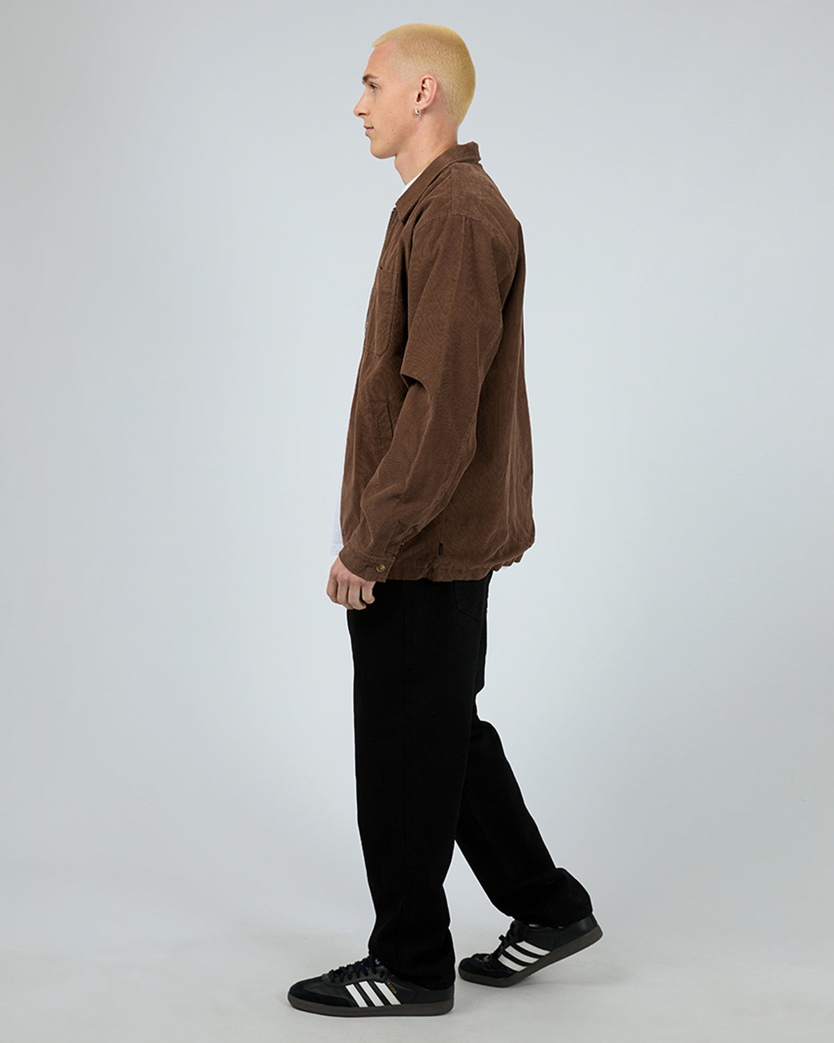 Baby Cord Zip Thru Jacket Chocolate