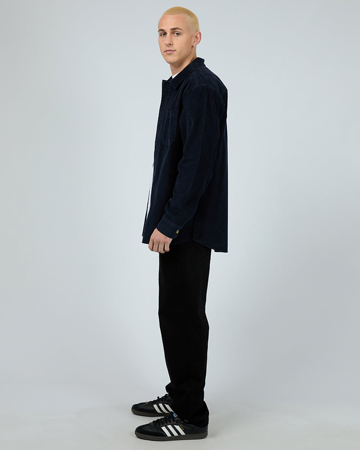 Cord Over Shirt Navy