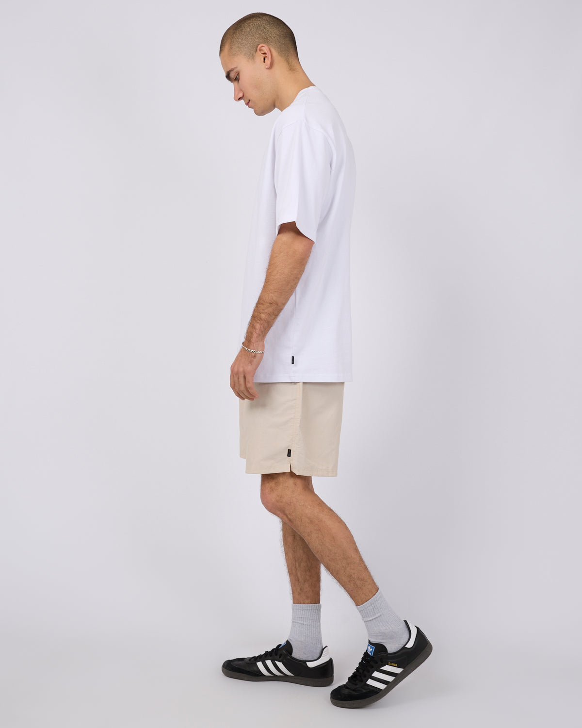 Vacay Nylon Short Chalk