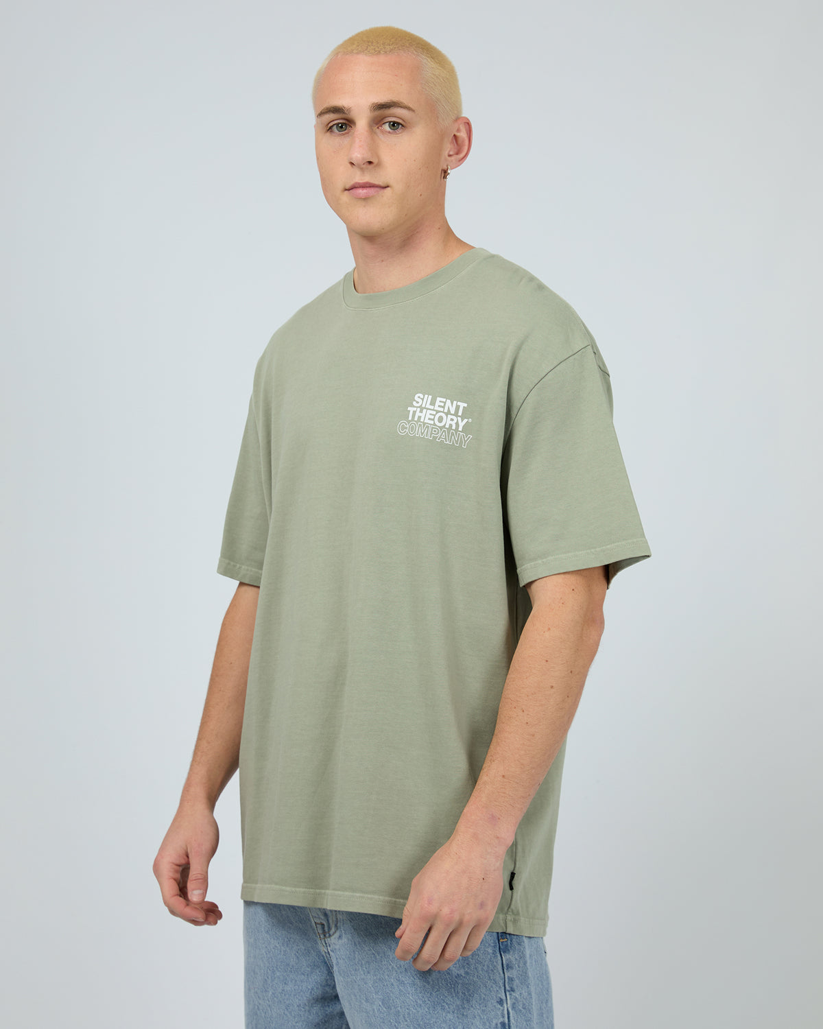 Stacked Tee Sage