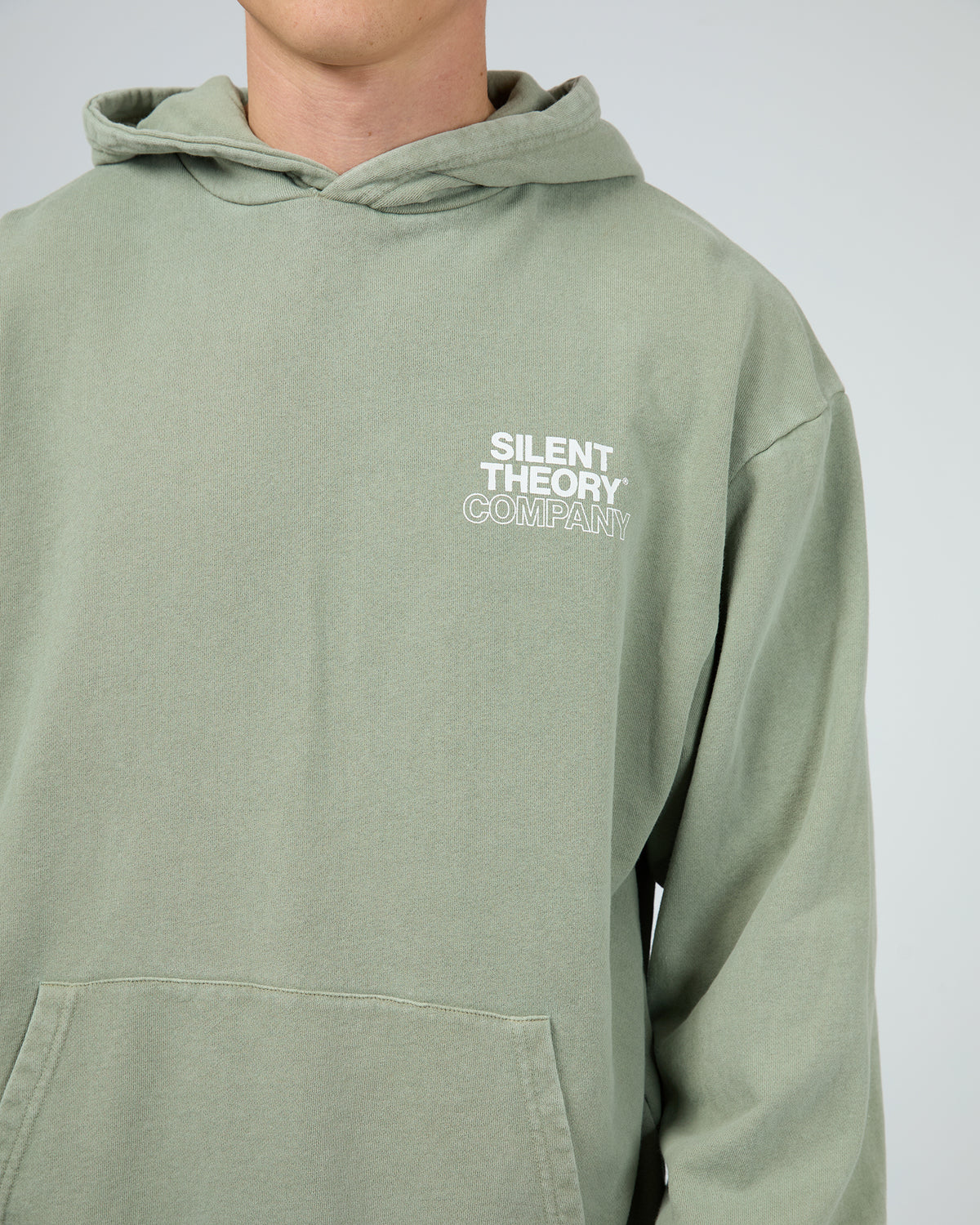 Stacked Hoodie Sage