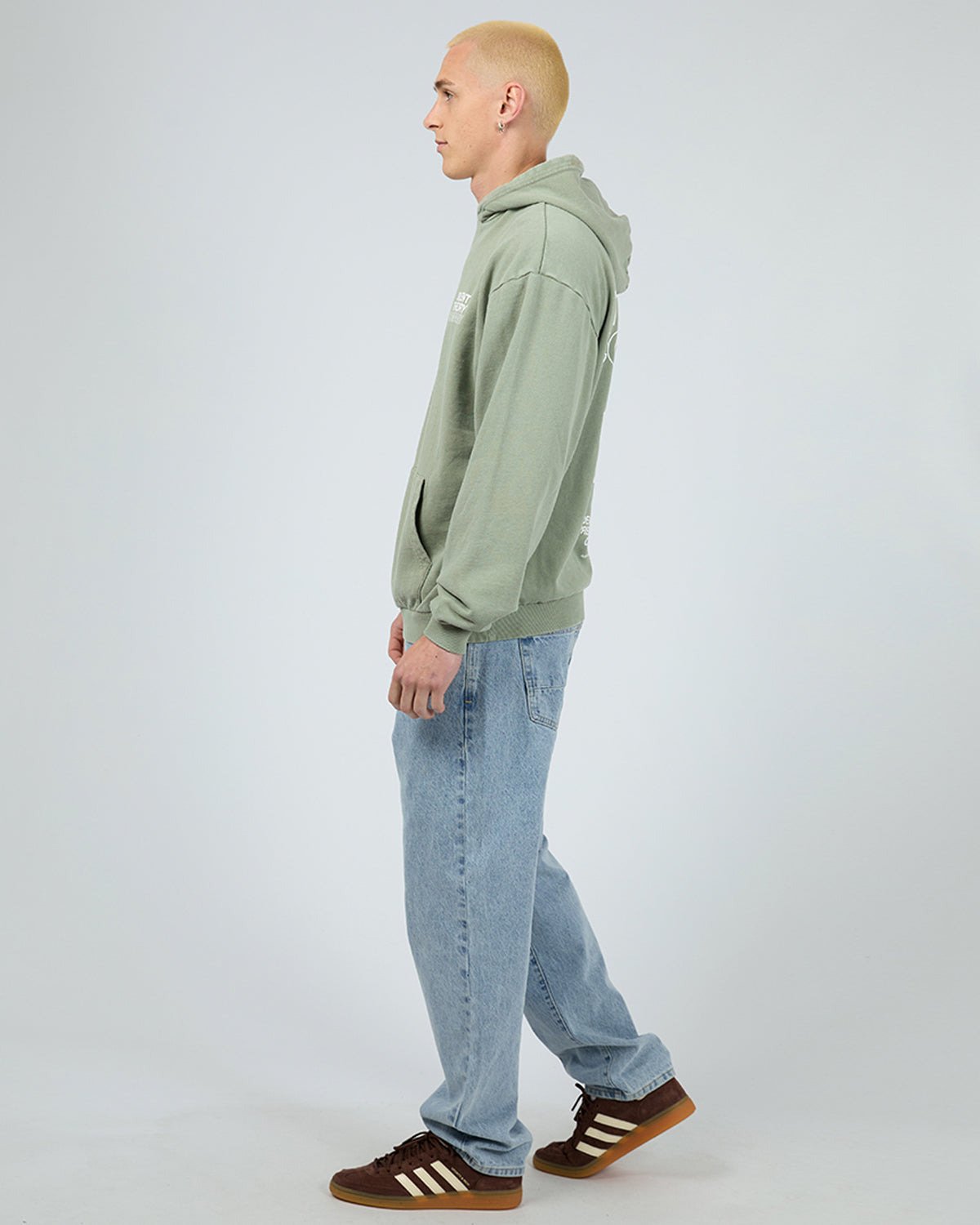 Stacked Hoodie Sage