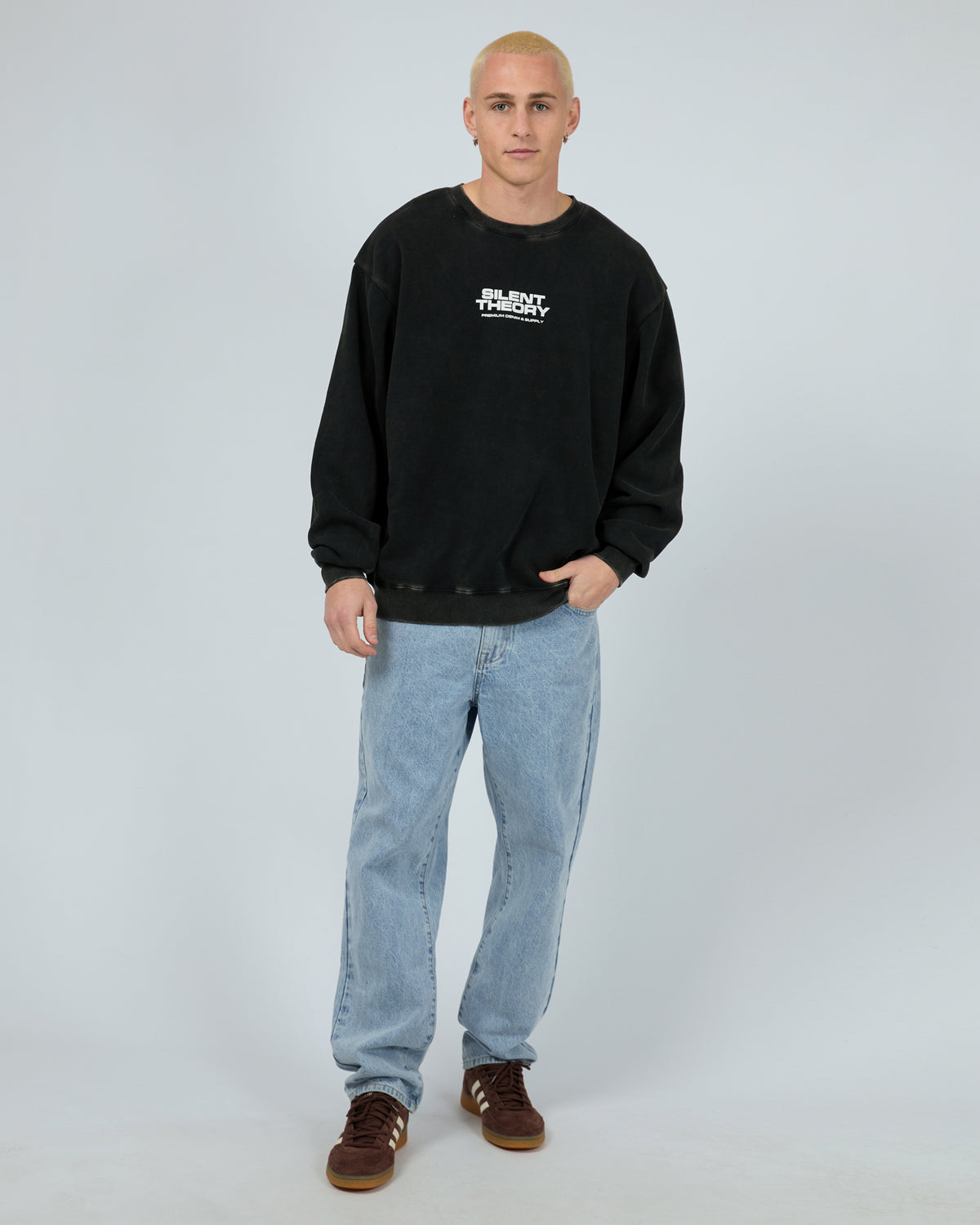 Revival Crew Washed Black
