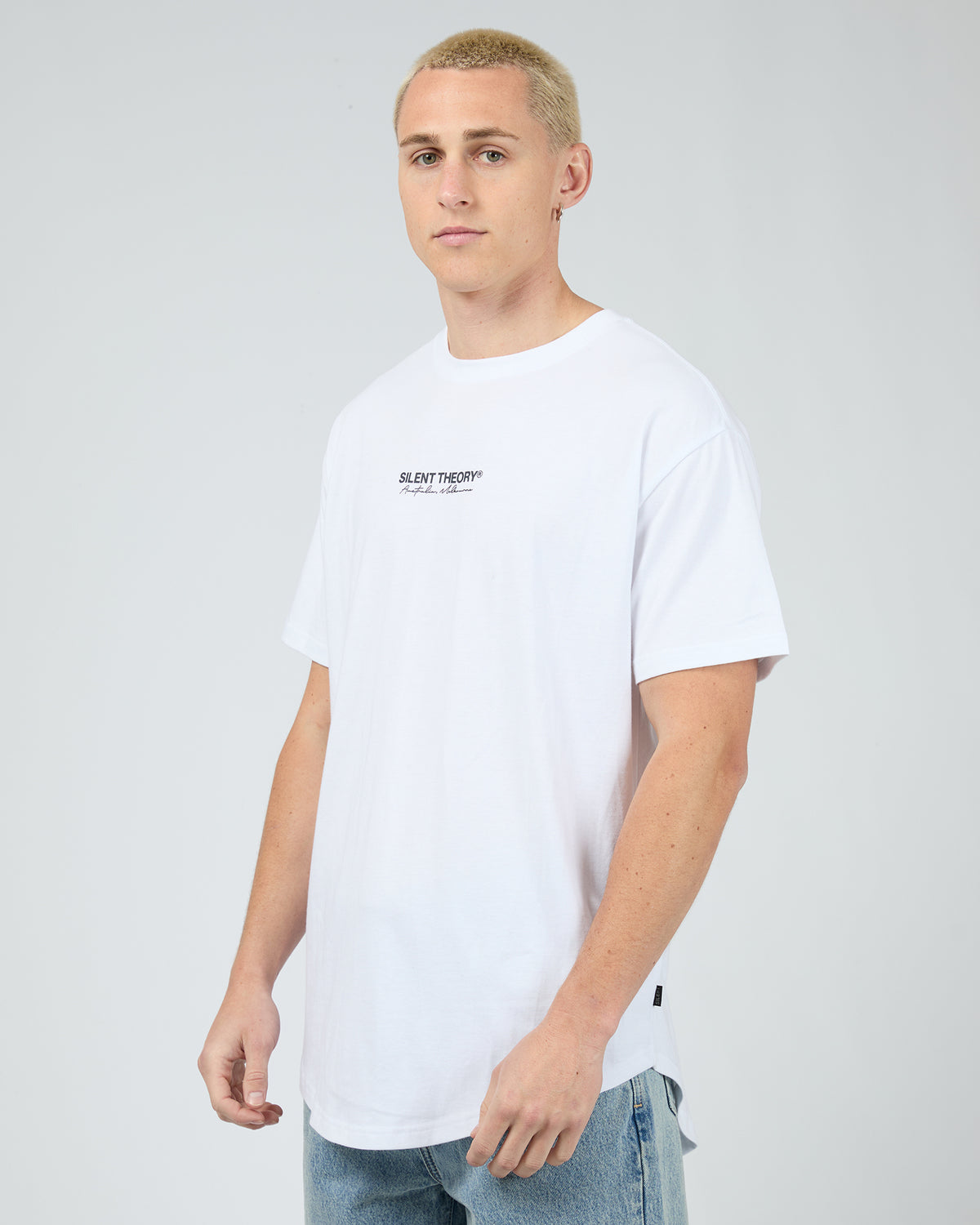 Invest Scoop Tee White