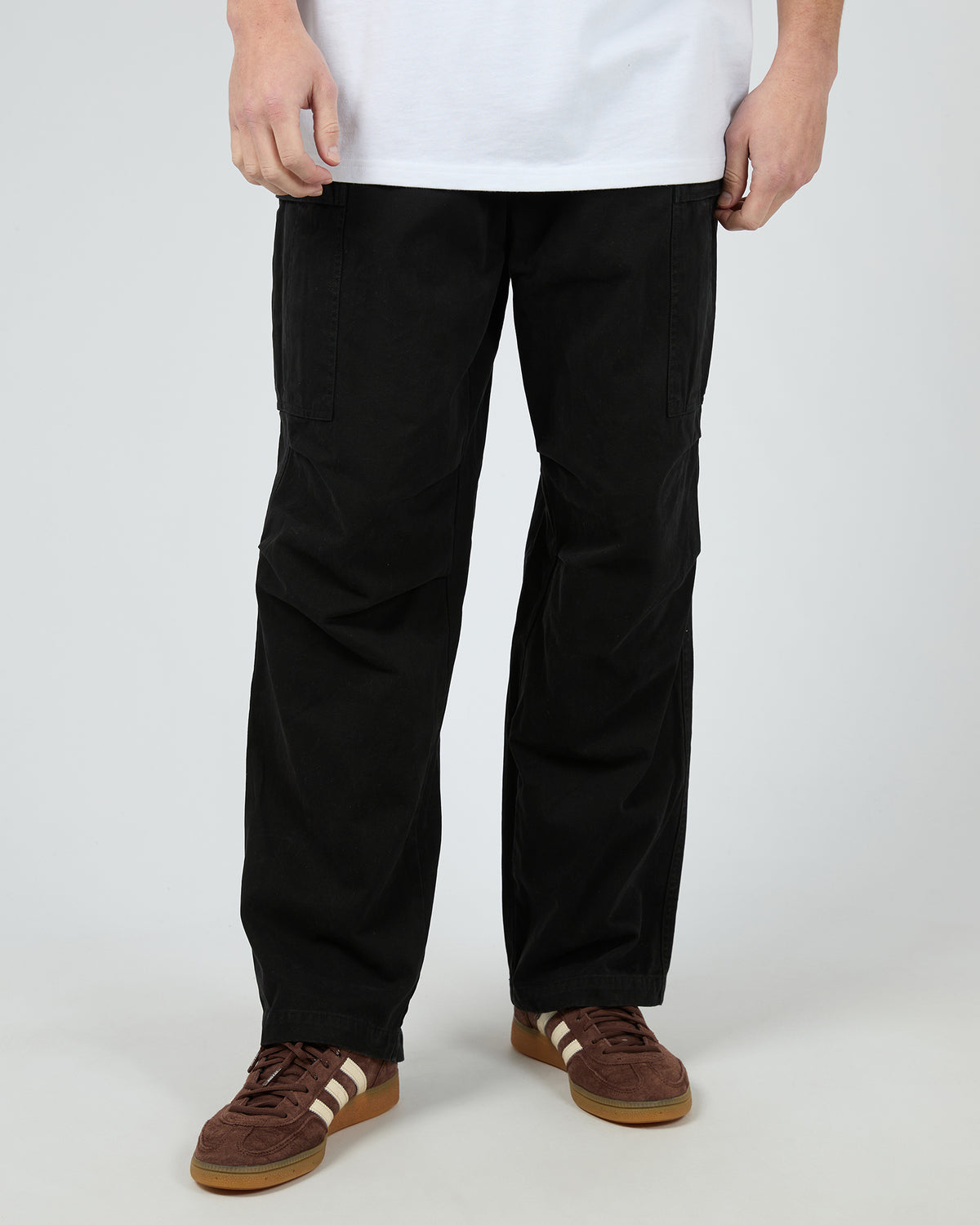Cargo Pant Washed Black