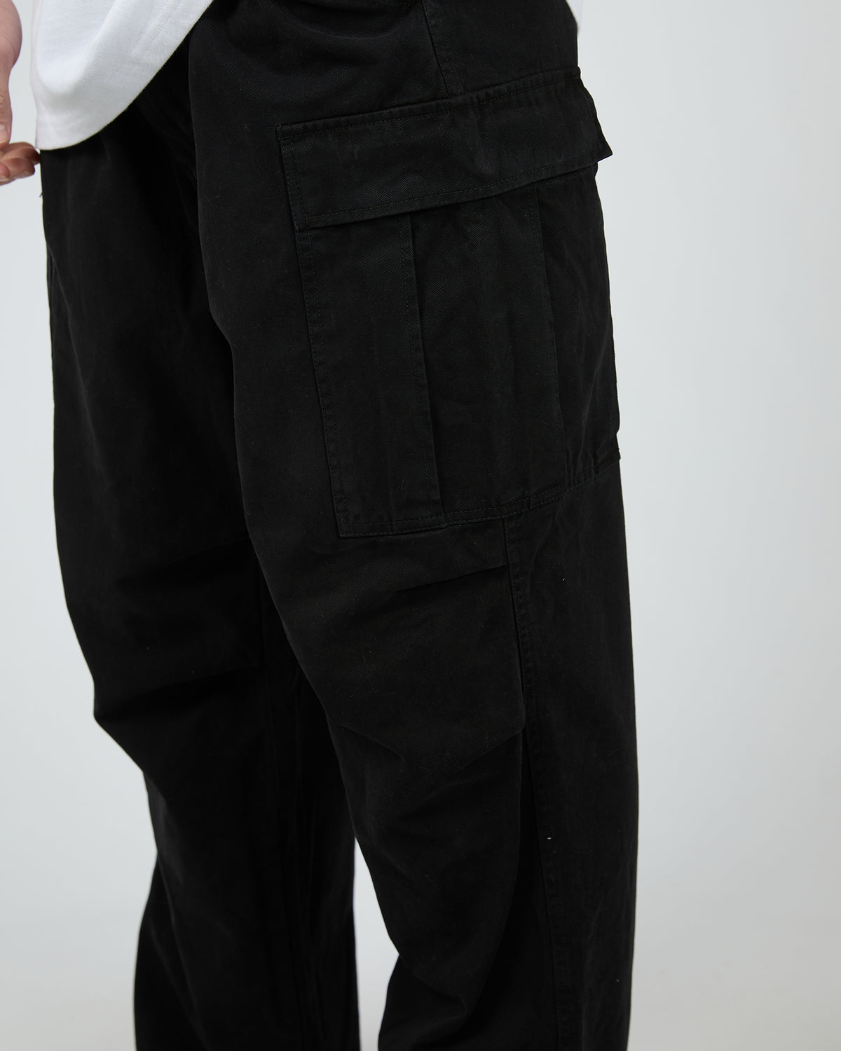 Cargo Pant Washed Black