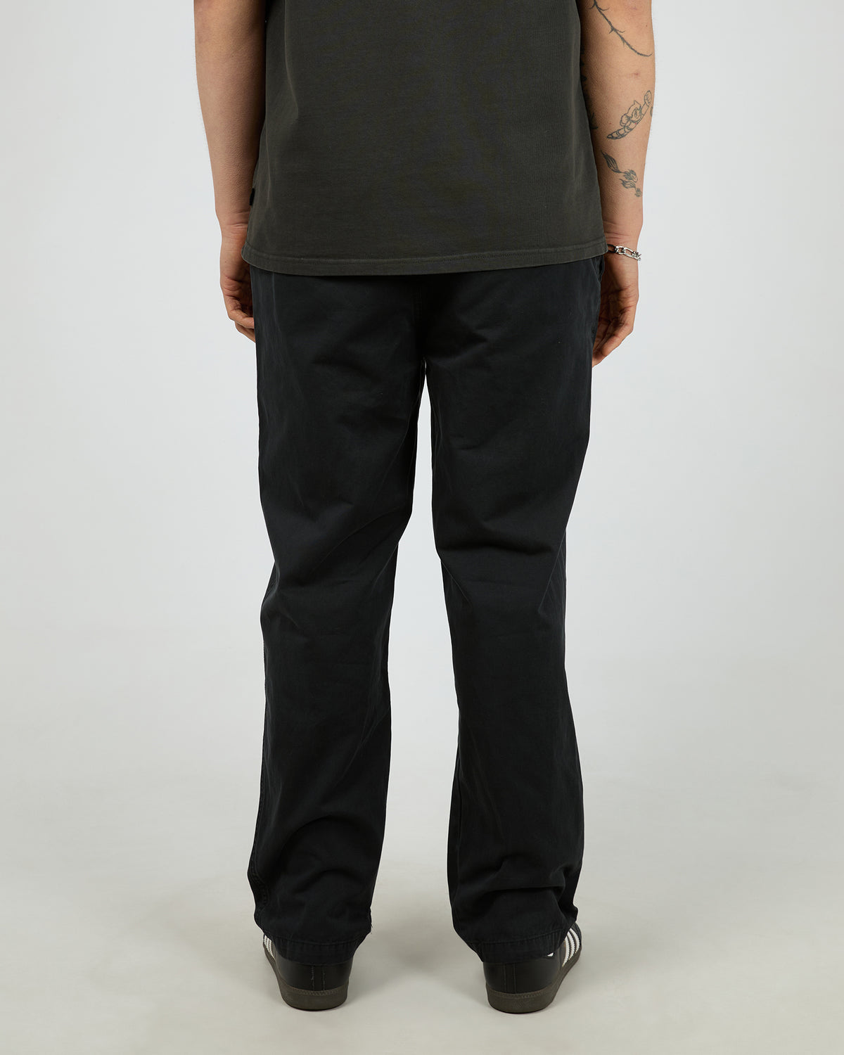 Relaxed Straight Chino Black