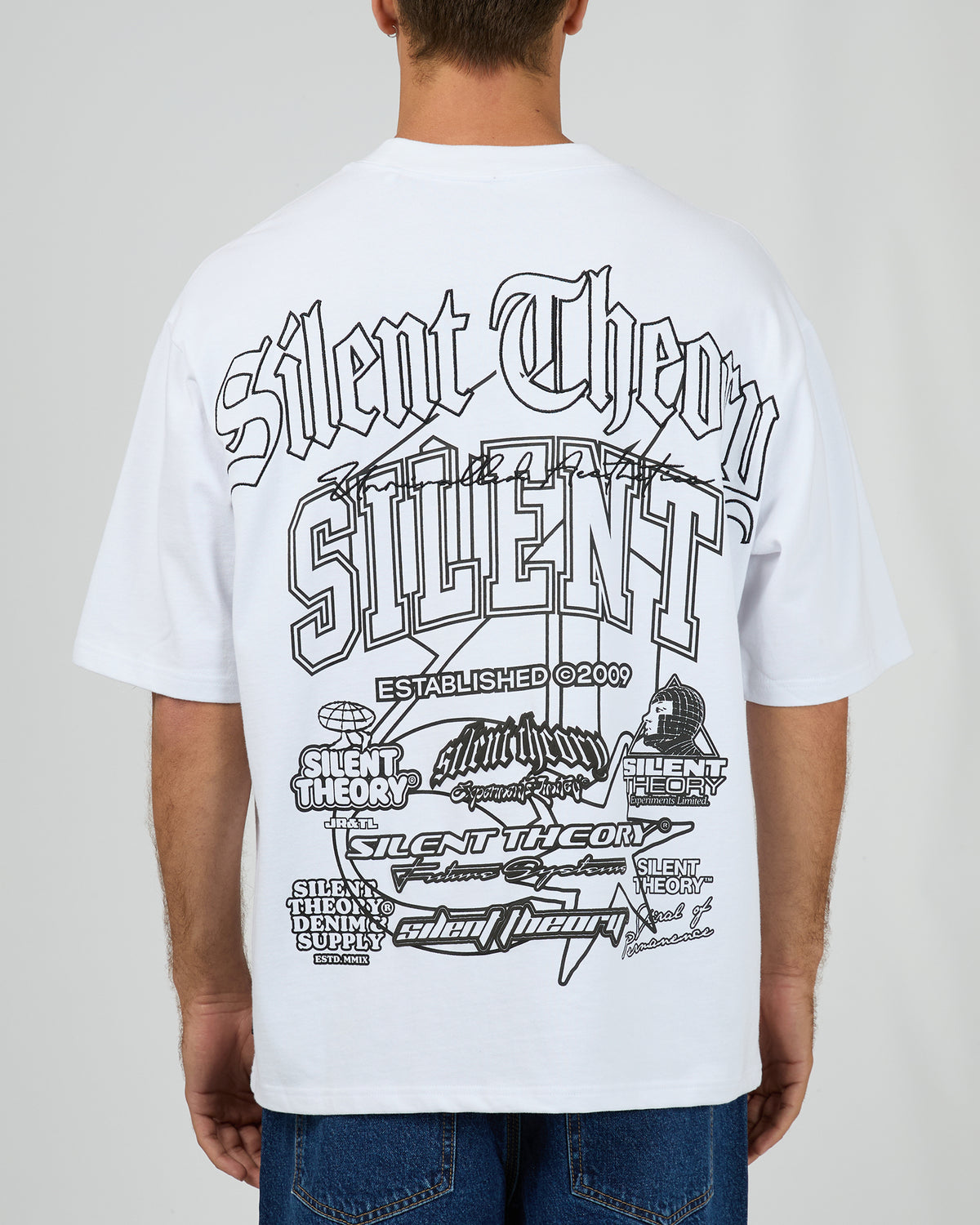 Mayhem Box Tee White