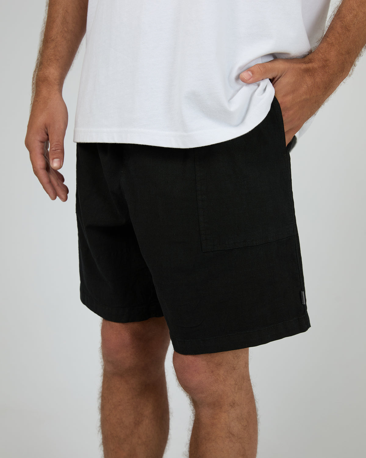 Ew Patch Pocket Short Black