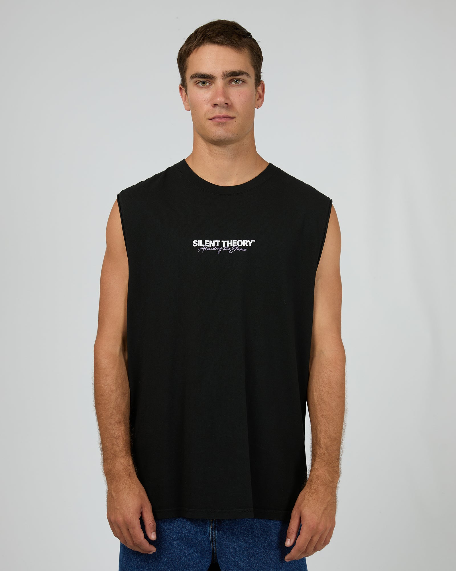 Stayin Ahead Muscle Washed Black