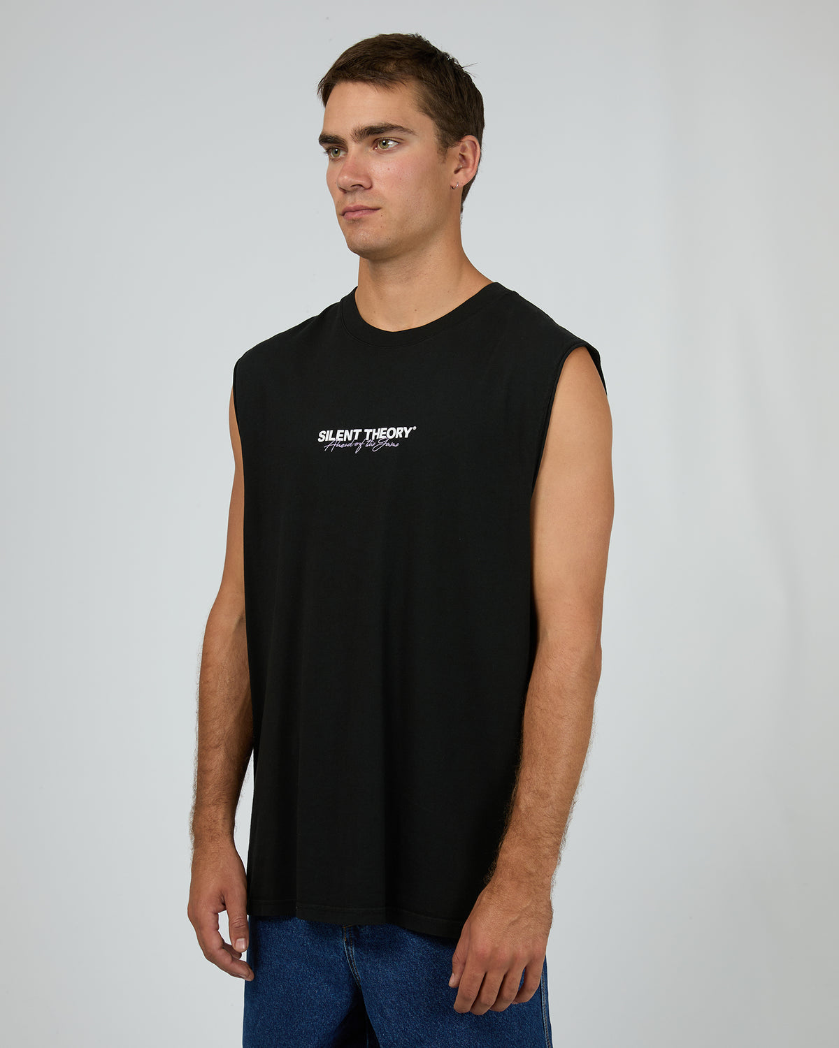 Stayin Ahead Muscle Washed Black