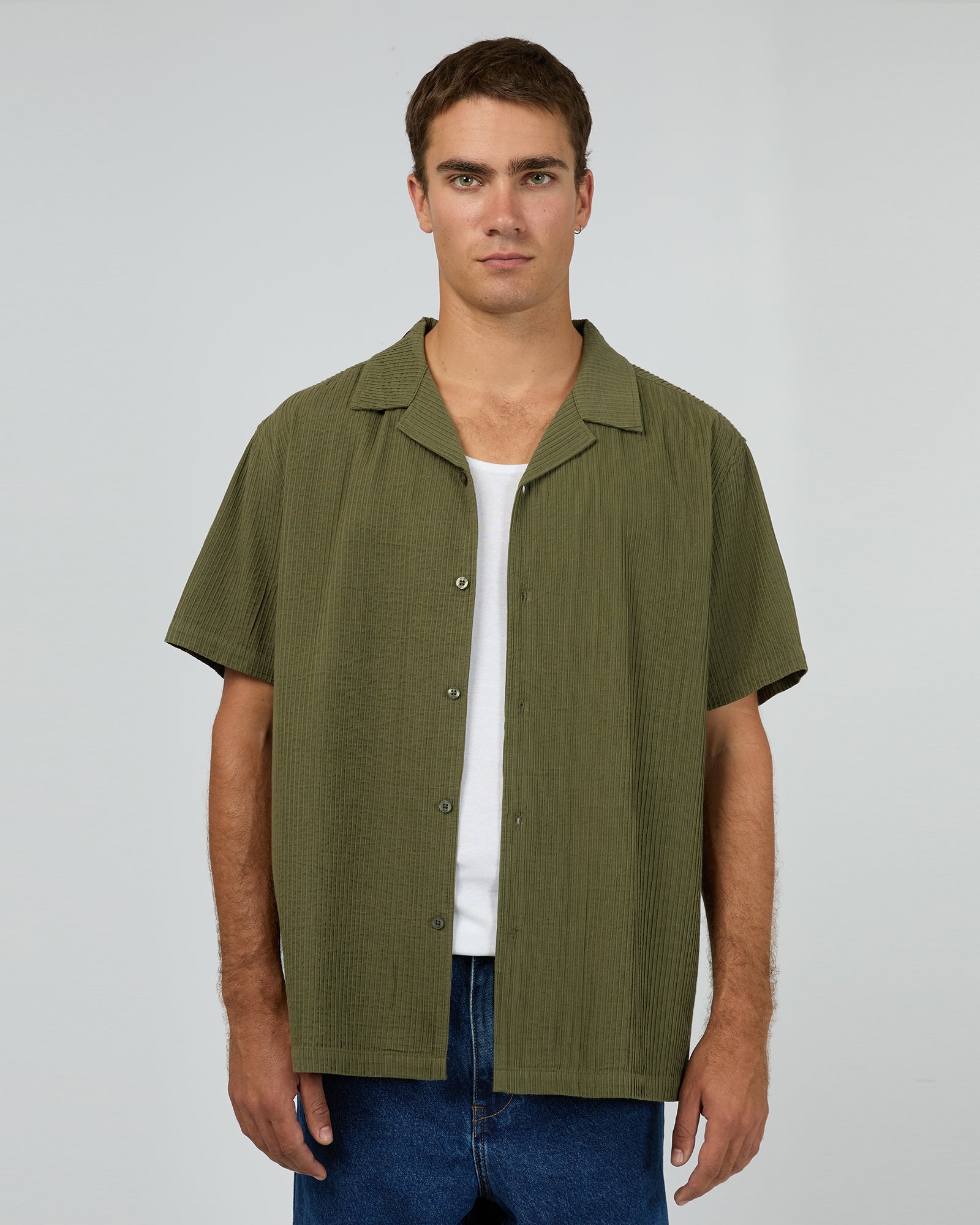 Conquor Ss Shirt Olive