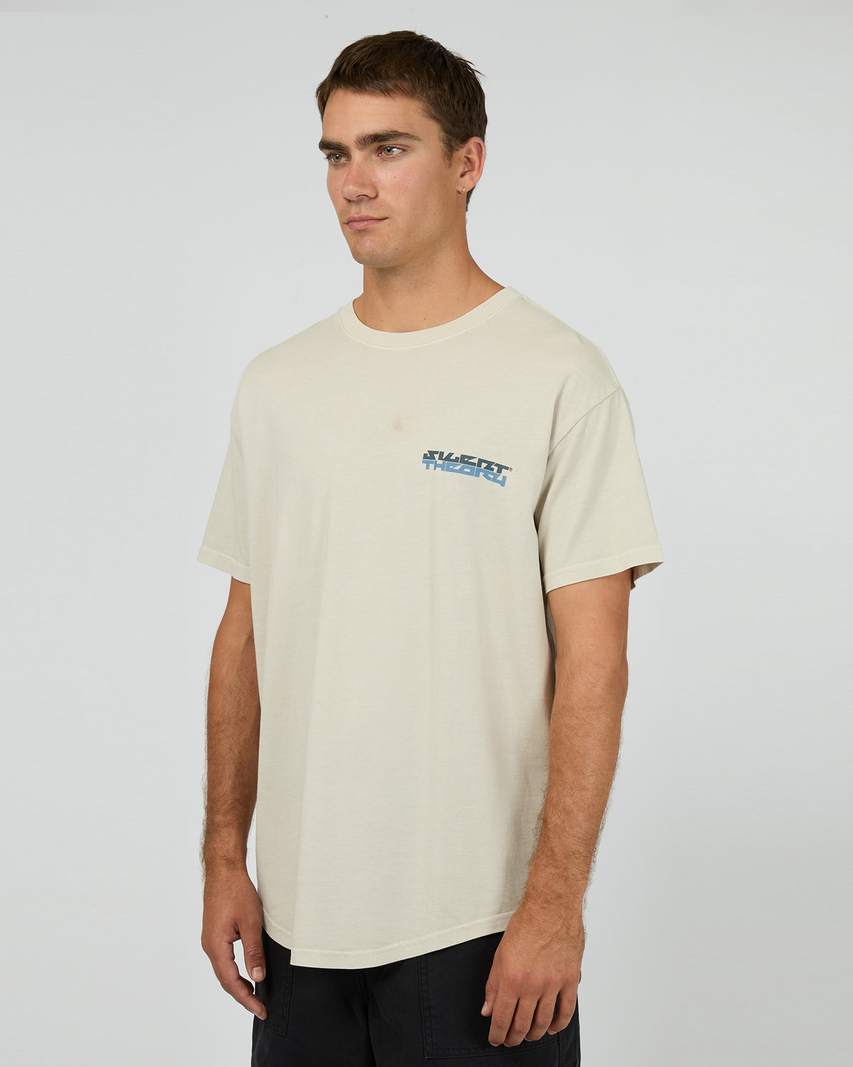 Rail Scoop Tee Grey