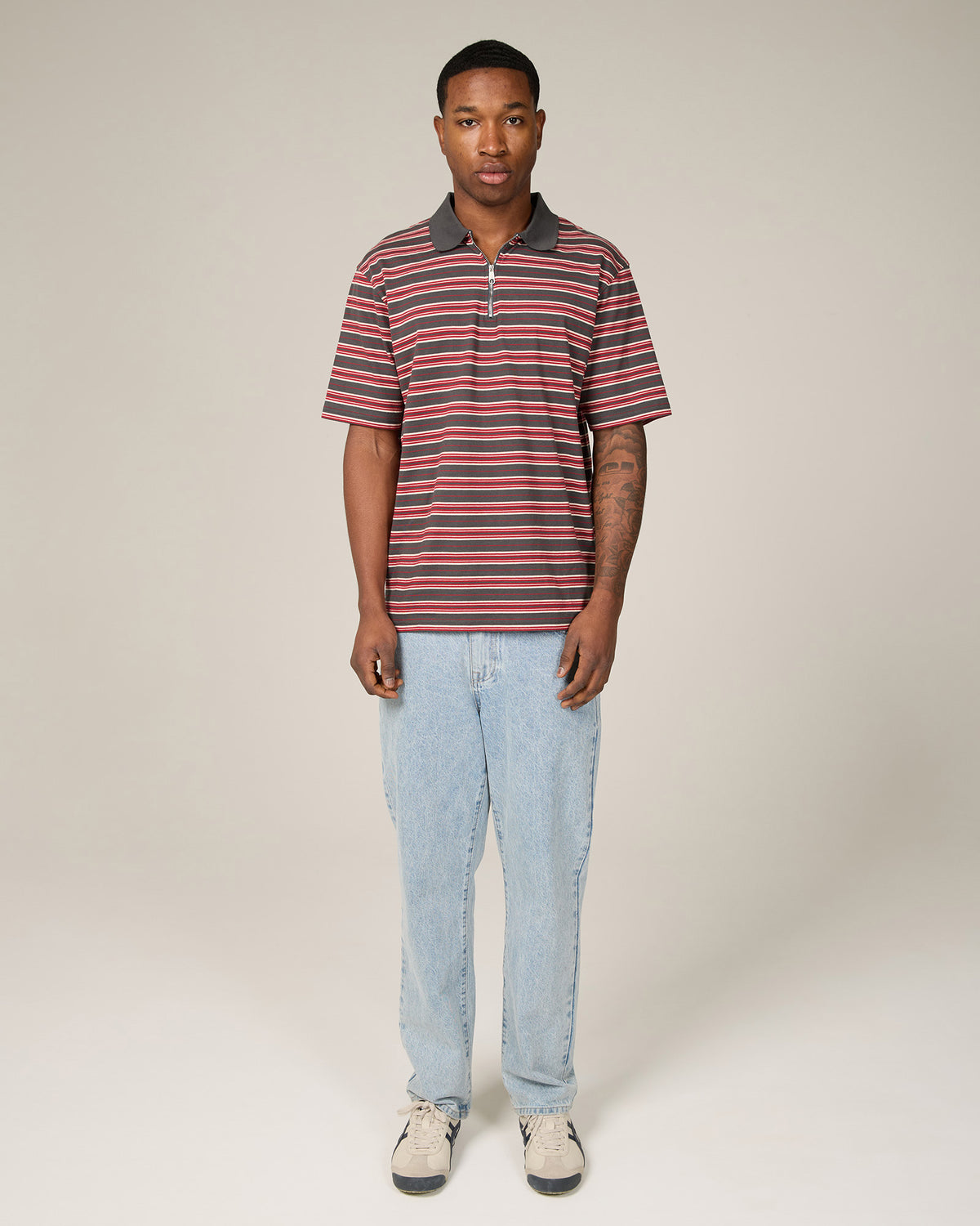 Zip Polo Navy