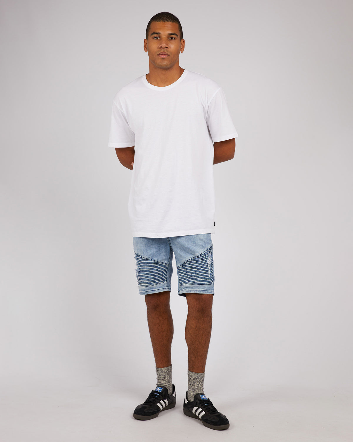 Strung Out Moto Short Vintage Indigo