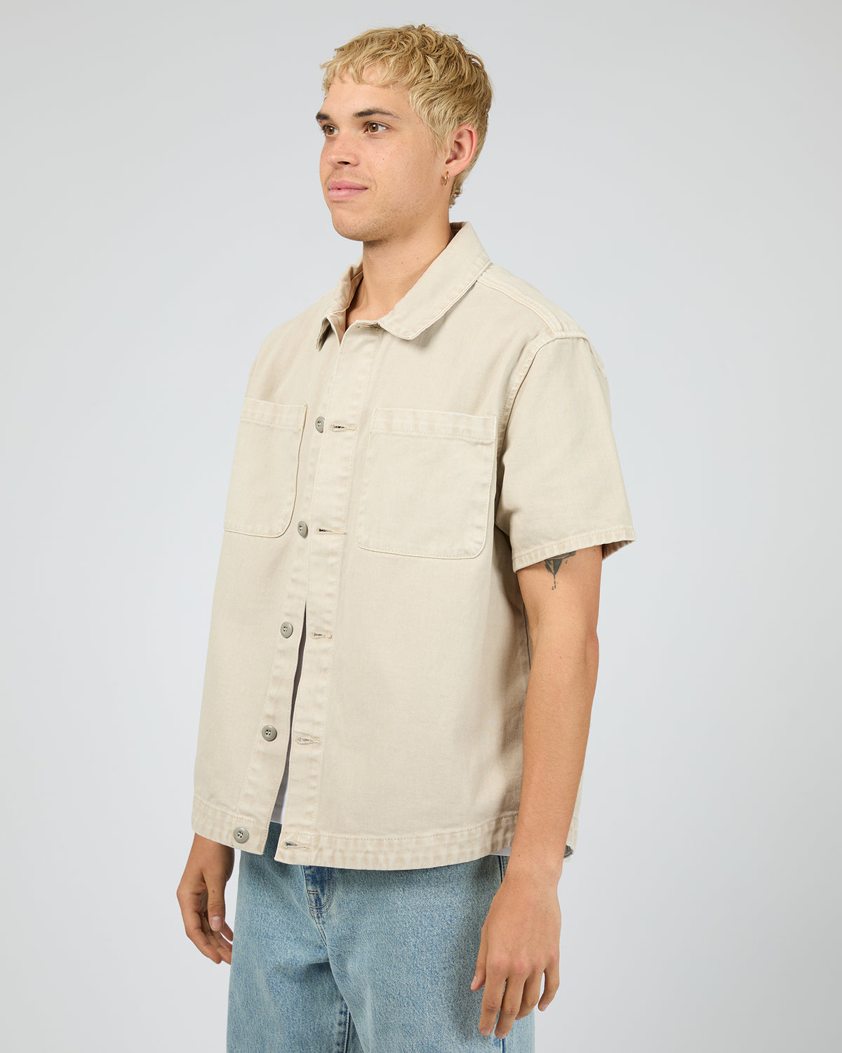 Fade Short Sleeve Shirt Grey
