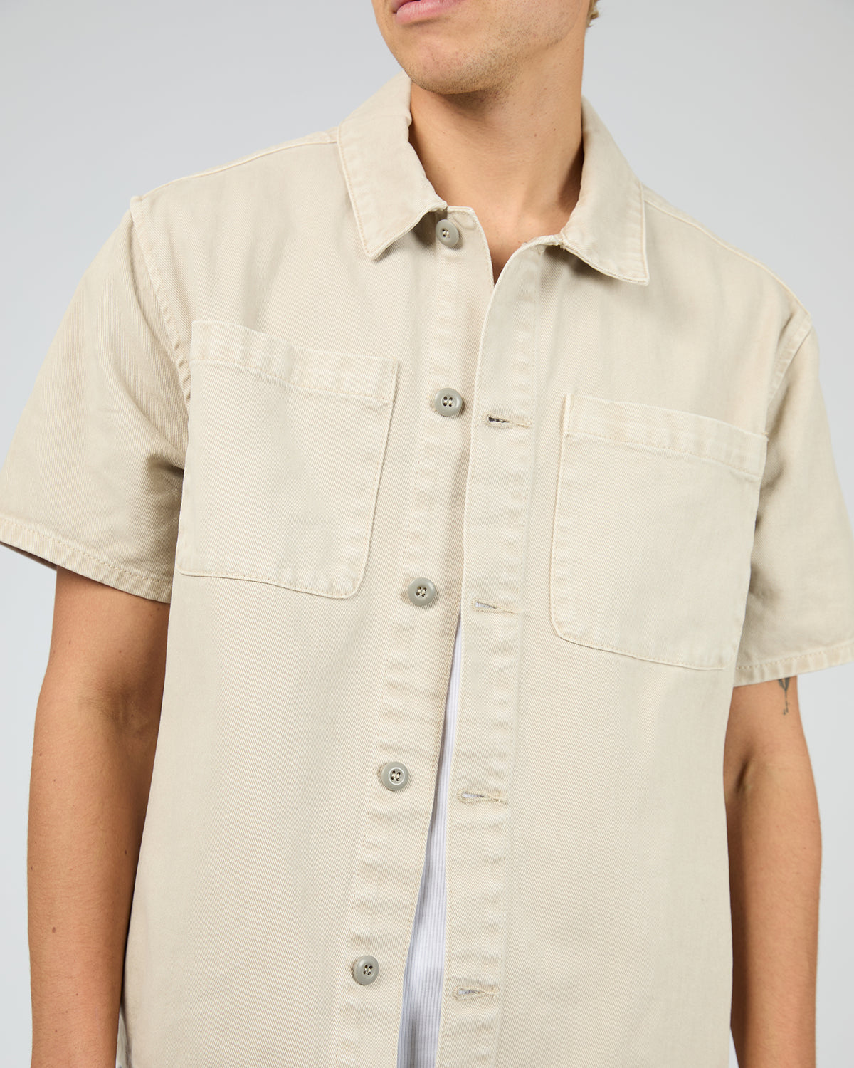Fade Short Sleeve Shirt Grey