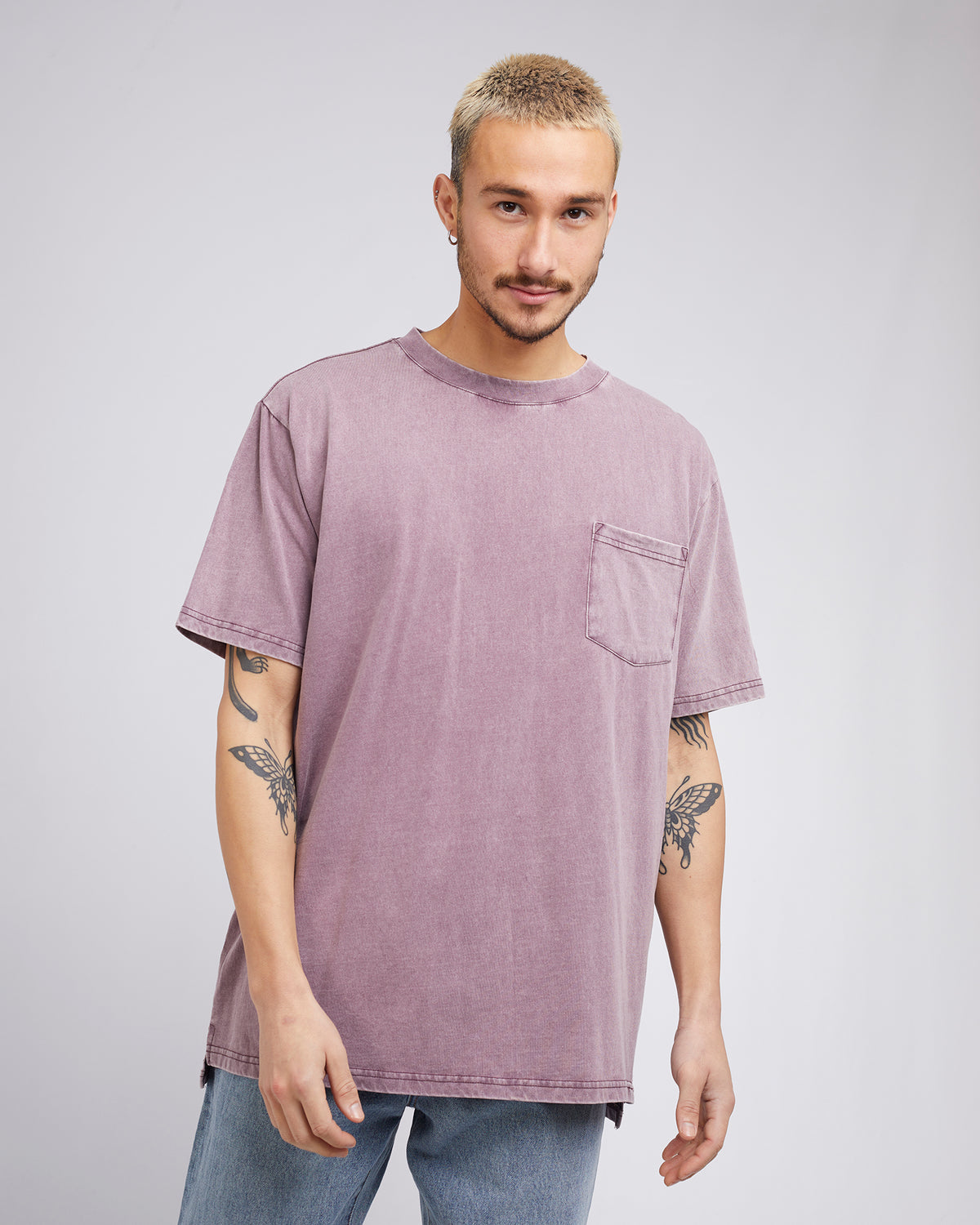 Surplus Pocket Tee Burgandy