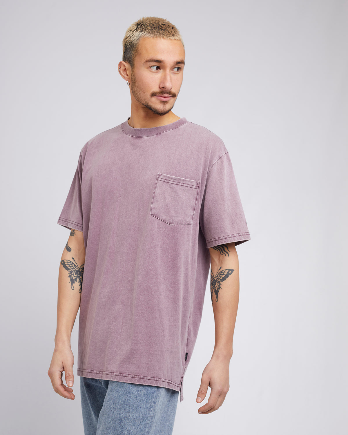 Surplus Pocket Tee Burgandy