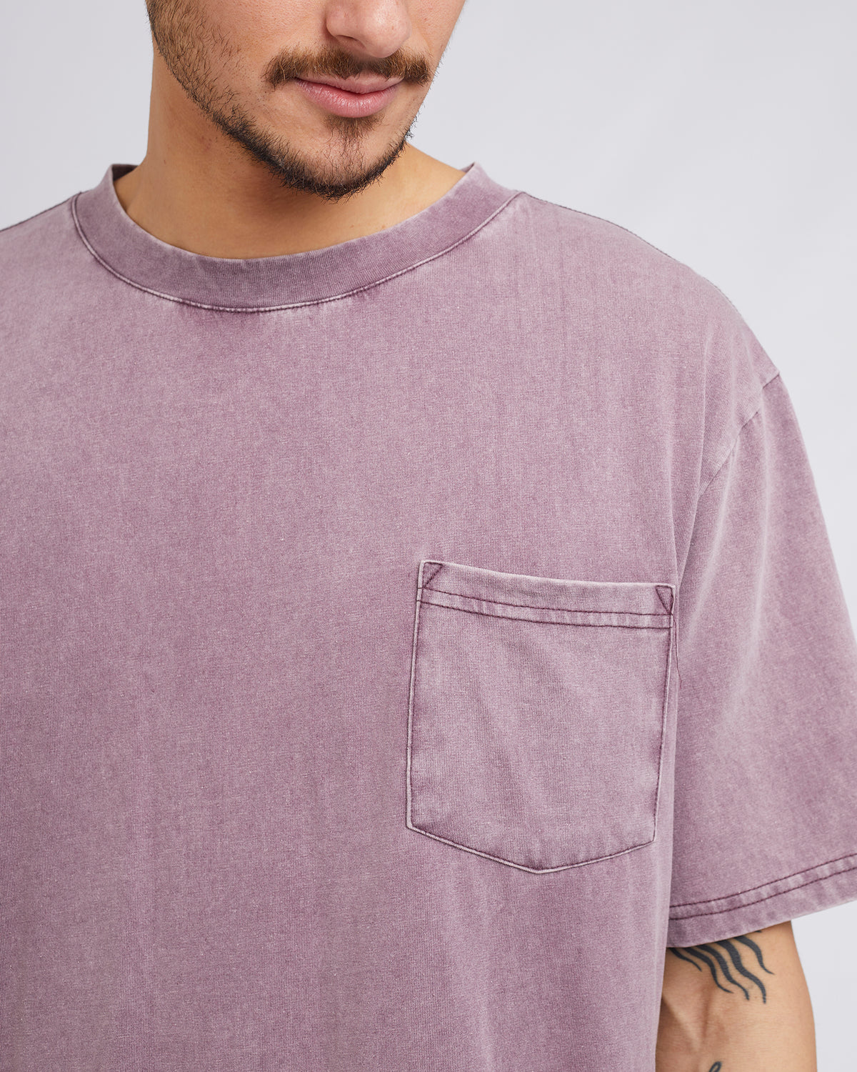 Surplus Pocket Tee Burgandy