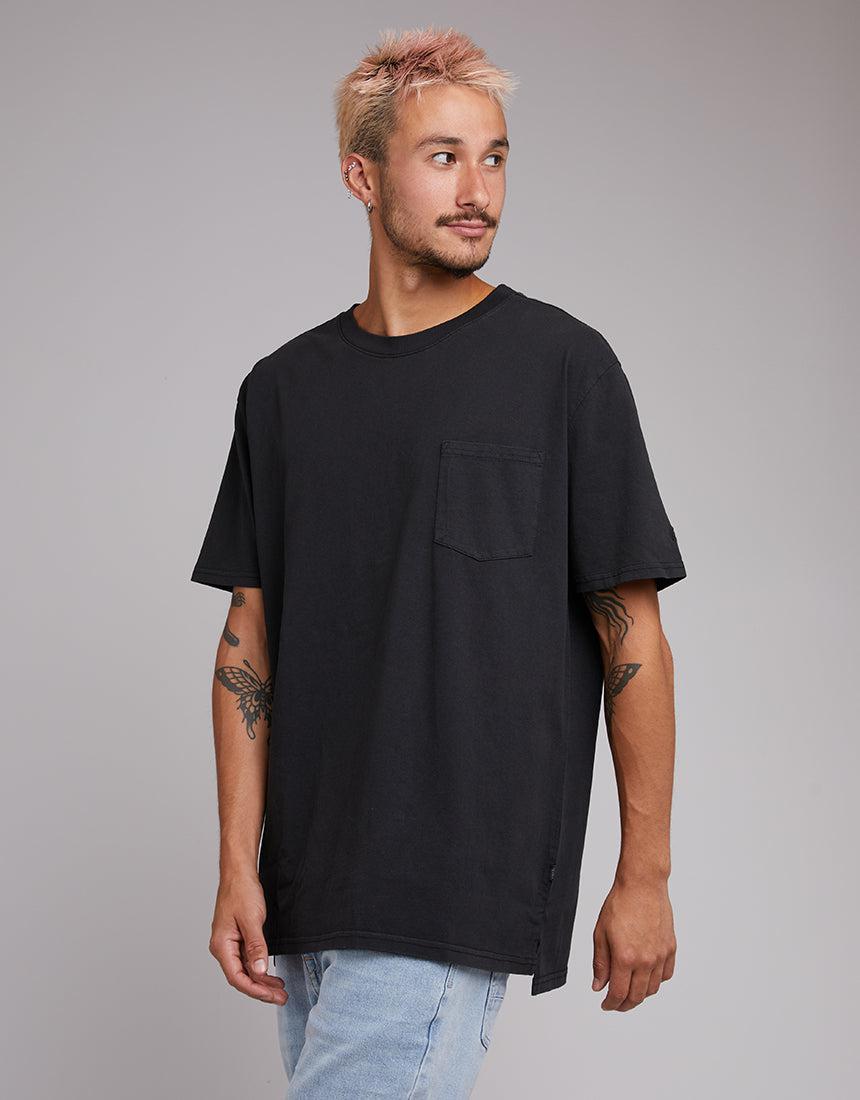 Surplus Pocket Tee Washed Black