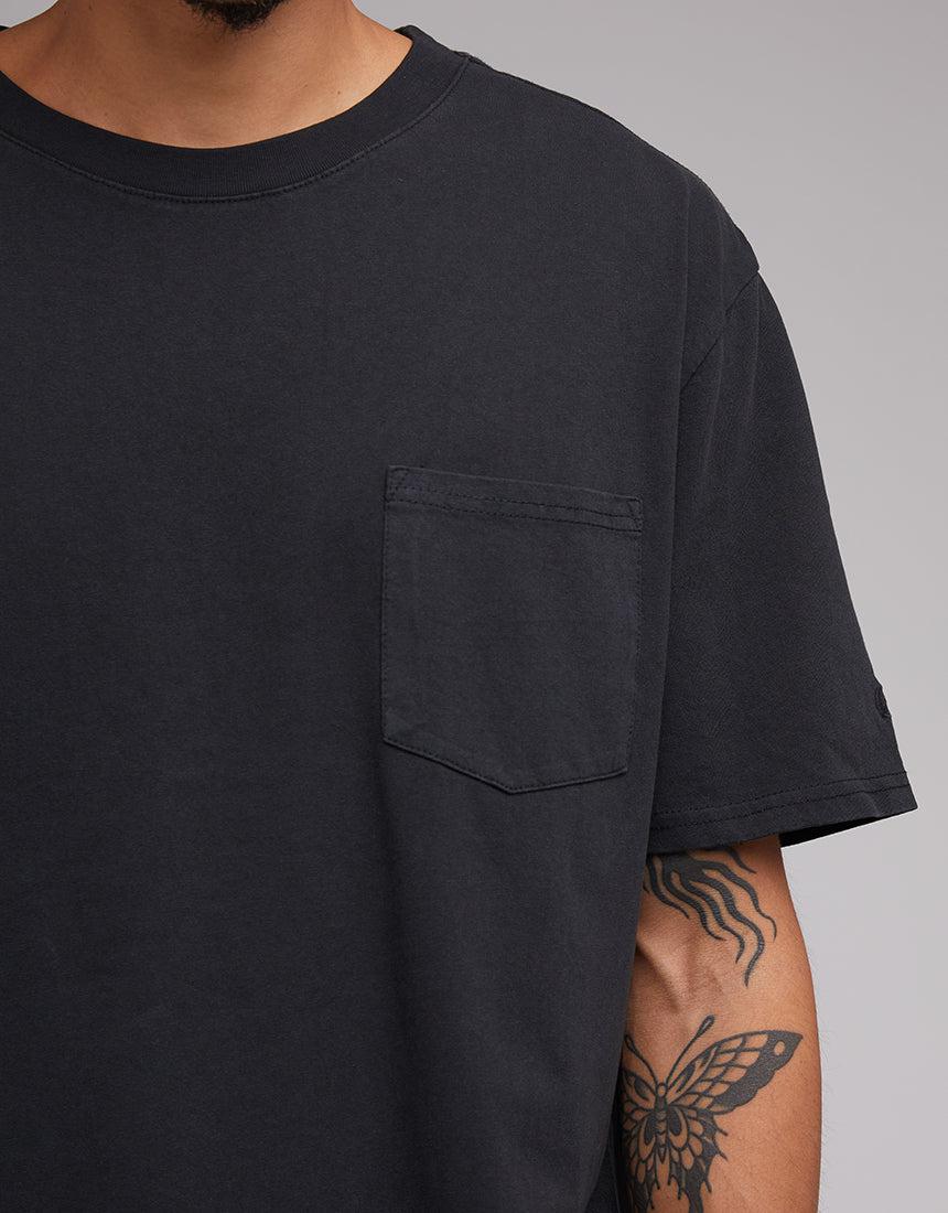 Surplus Pocket Tee Washed Black