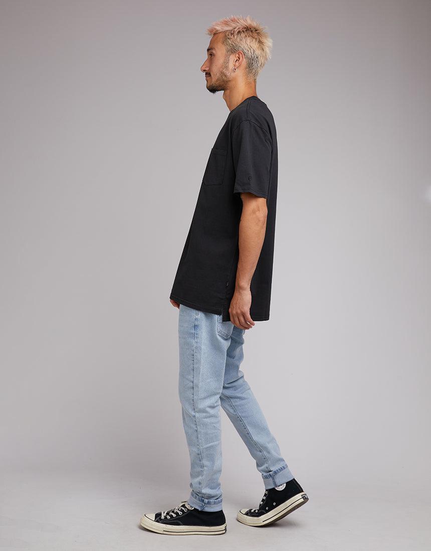 Surplus Pocket Tee Washed Black