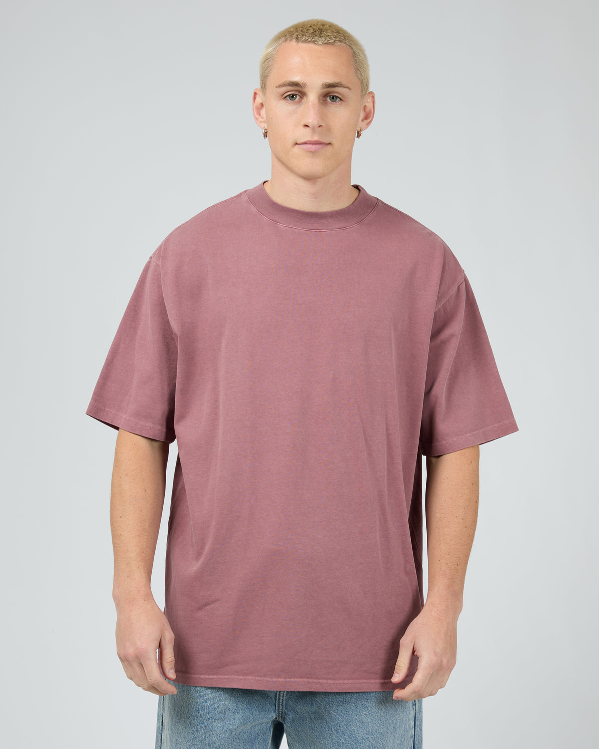 Heavy Weight Tee Plum