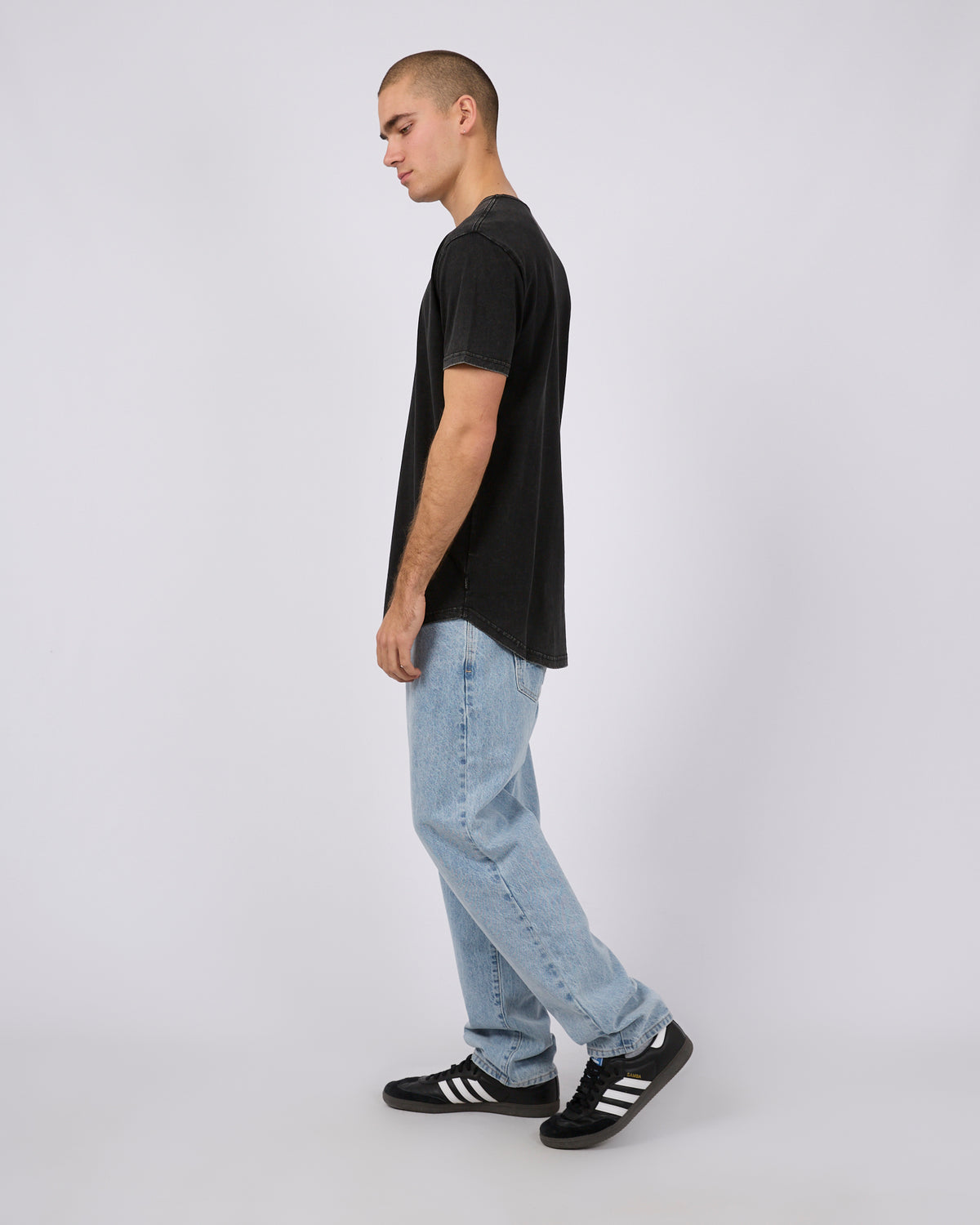 Tail Tee Washed Black