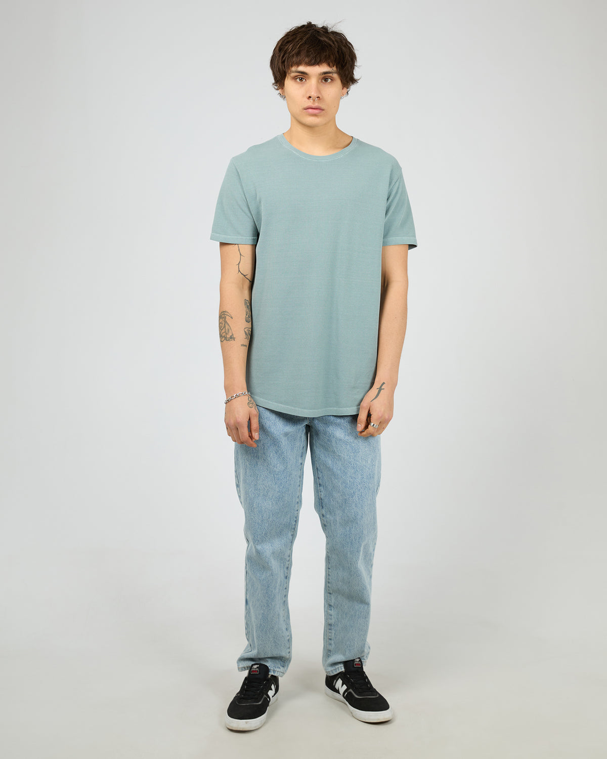 Pique Tee Steel