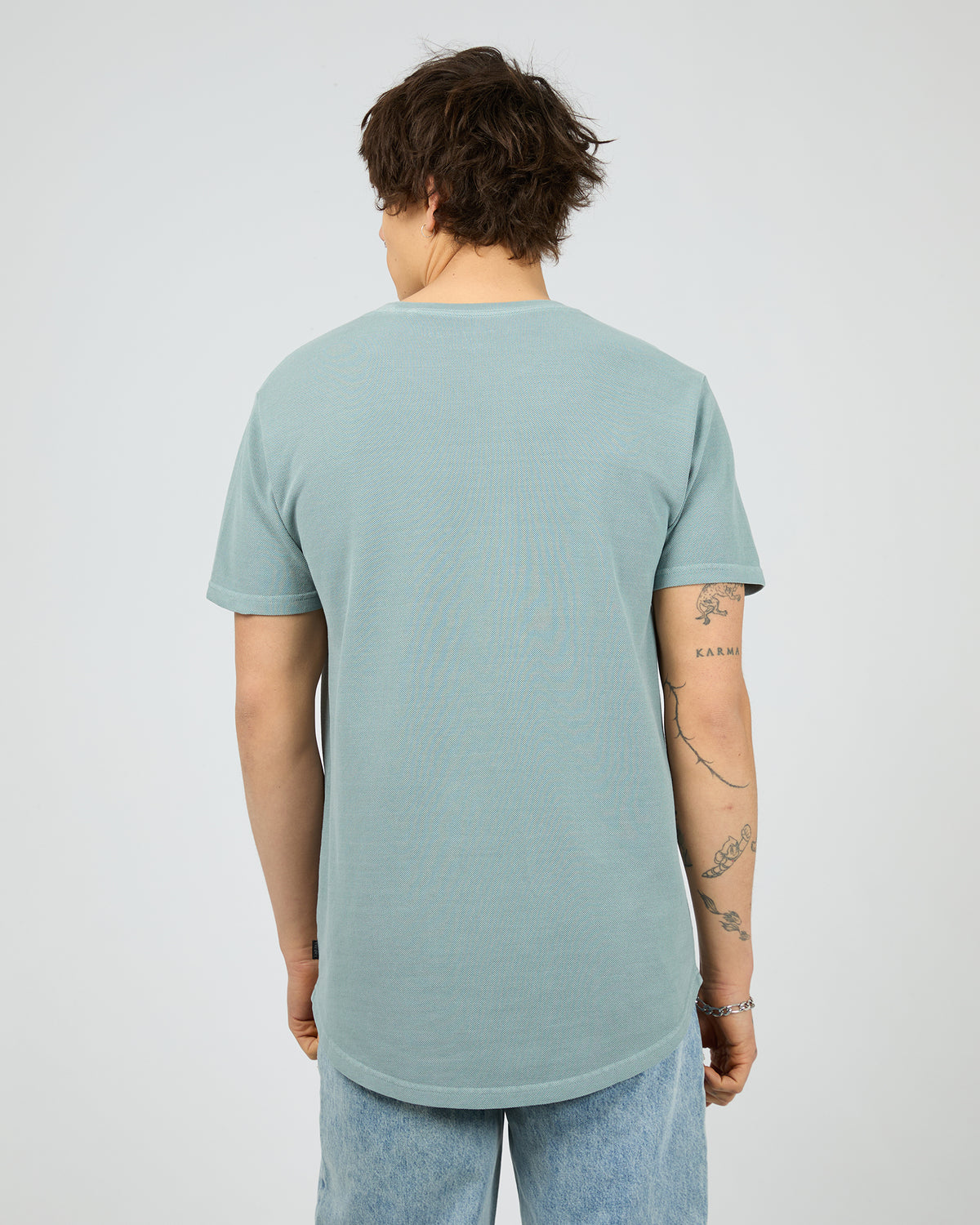 Pique Tee Steel