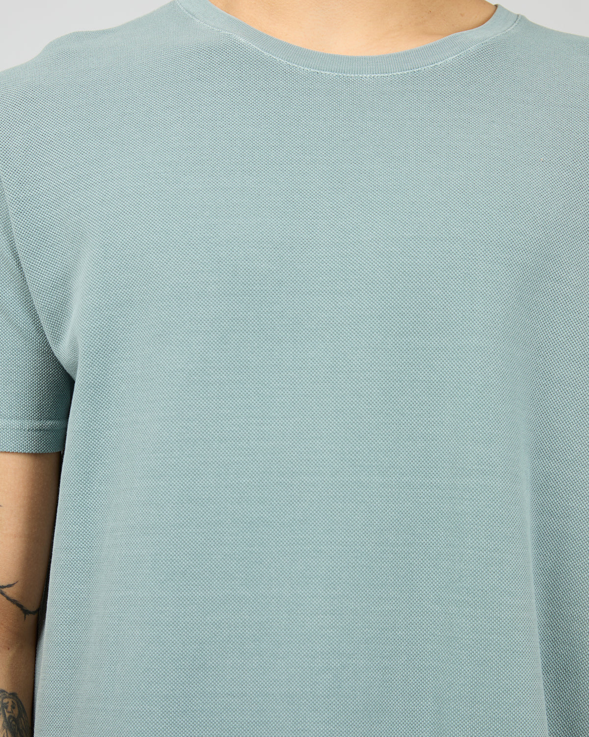Pique Tee Steel