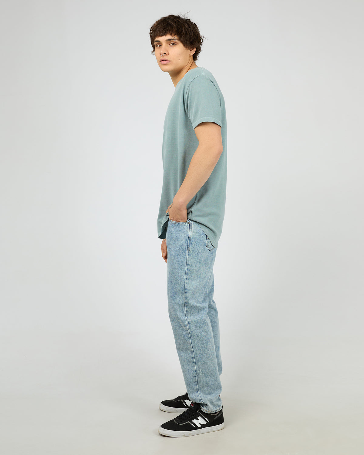 Pique Tee Steel