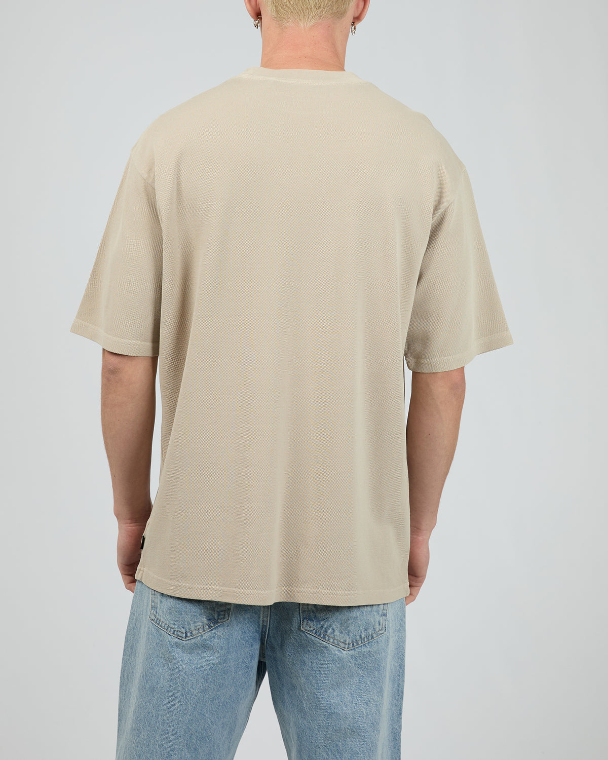 Pique Box Tee Tan