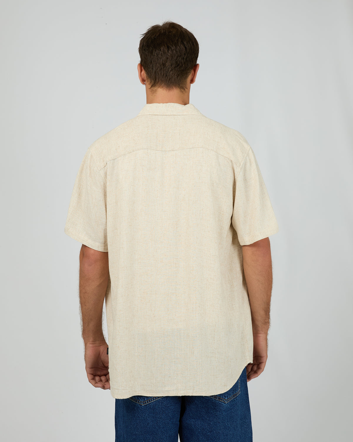 Textured Linen Shirt Natural