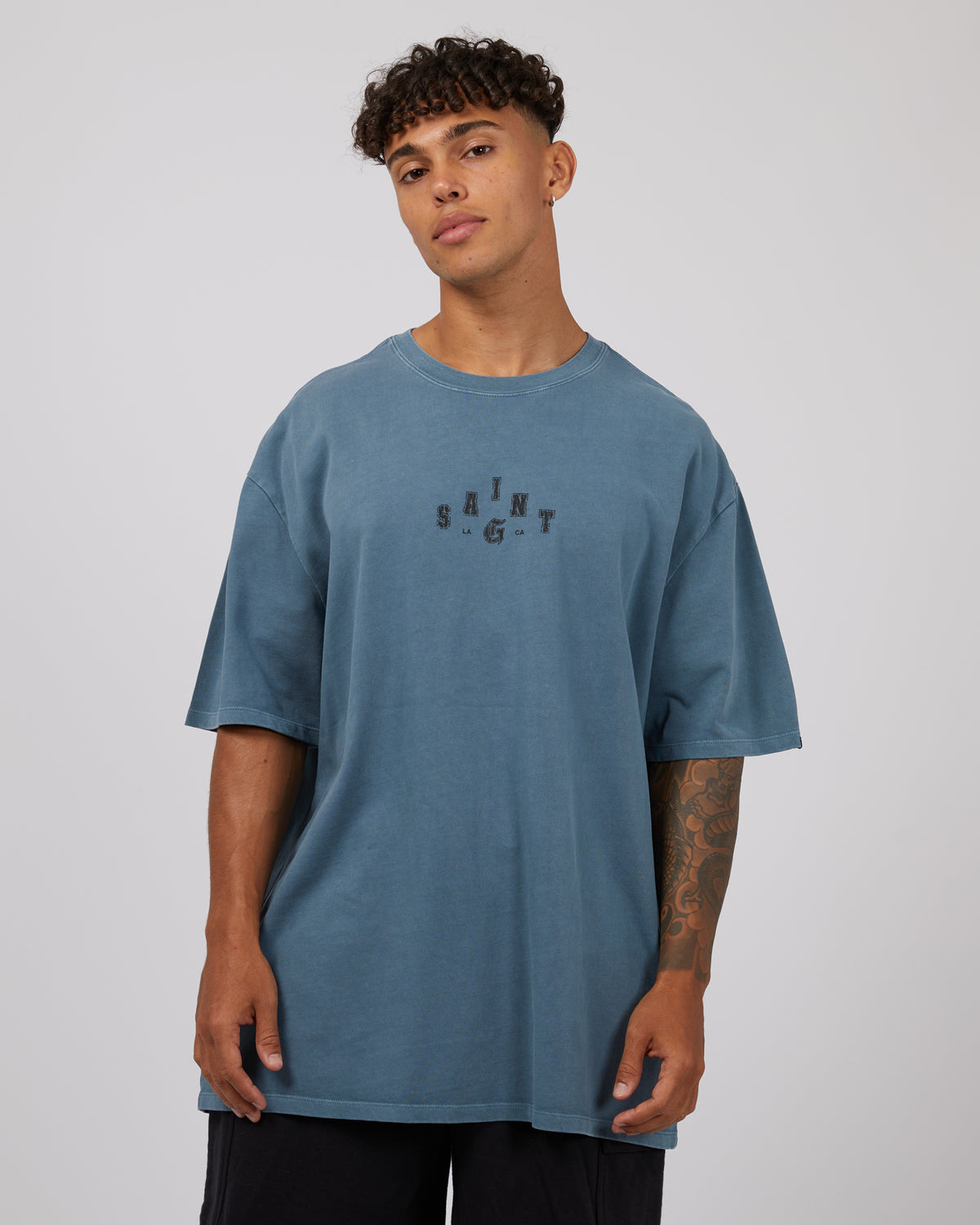 Home Game Tee Washed Blue