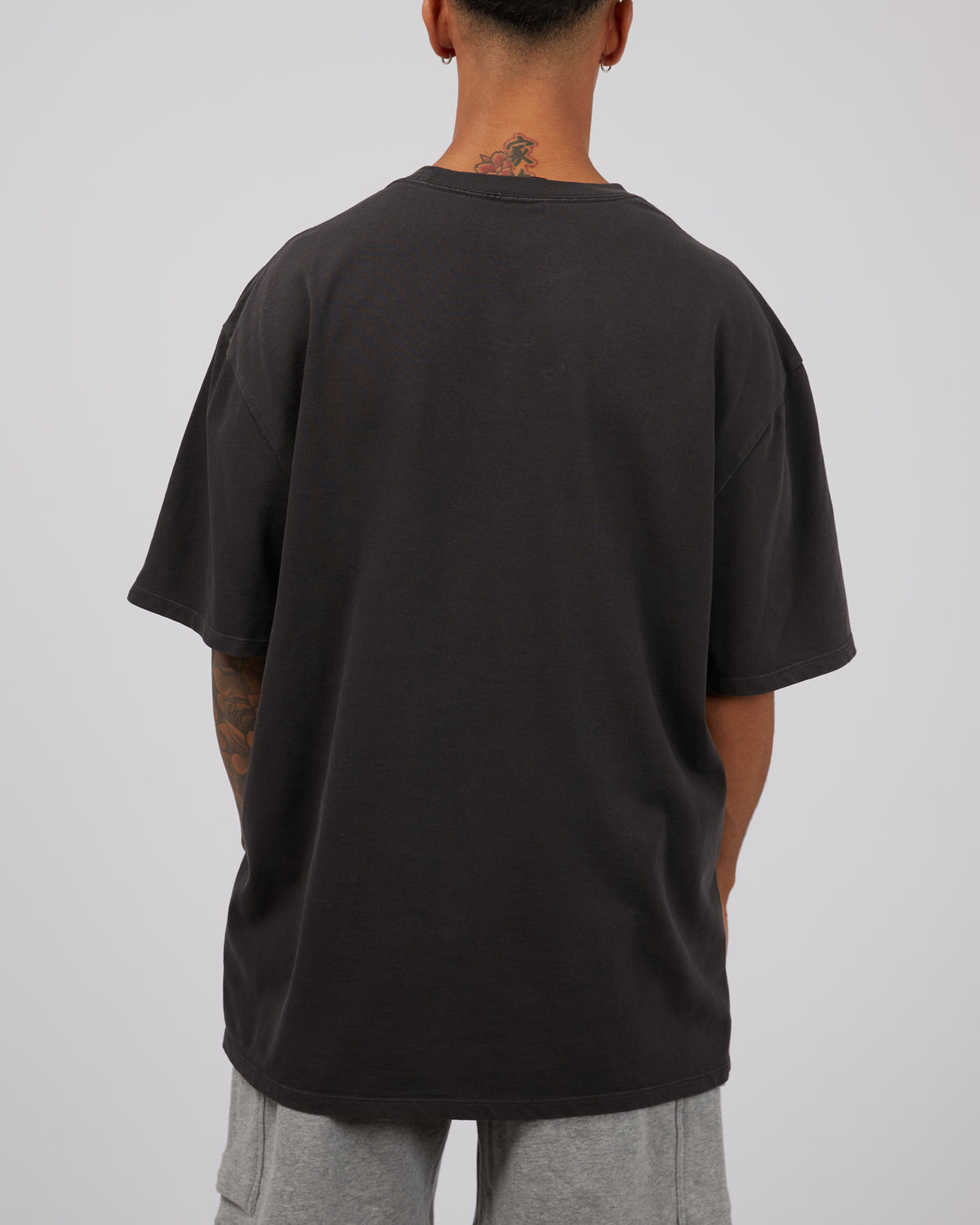 Net Tee Washed Black