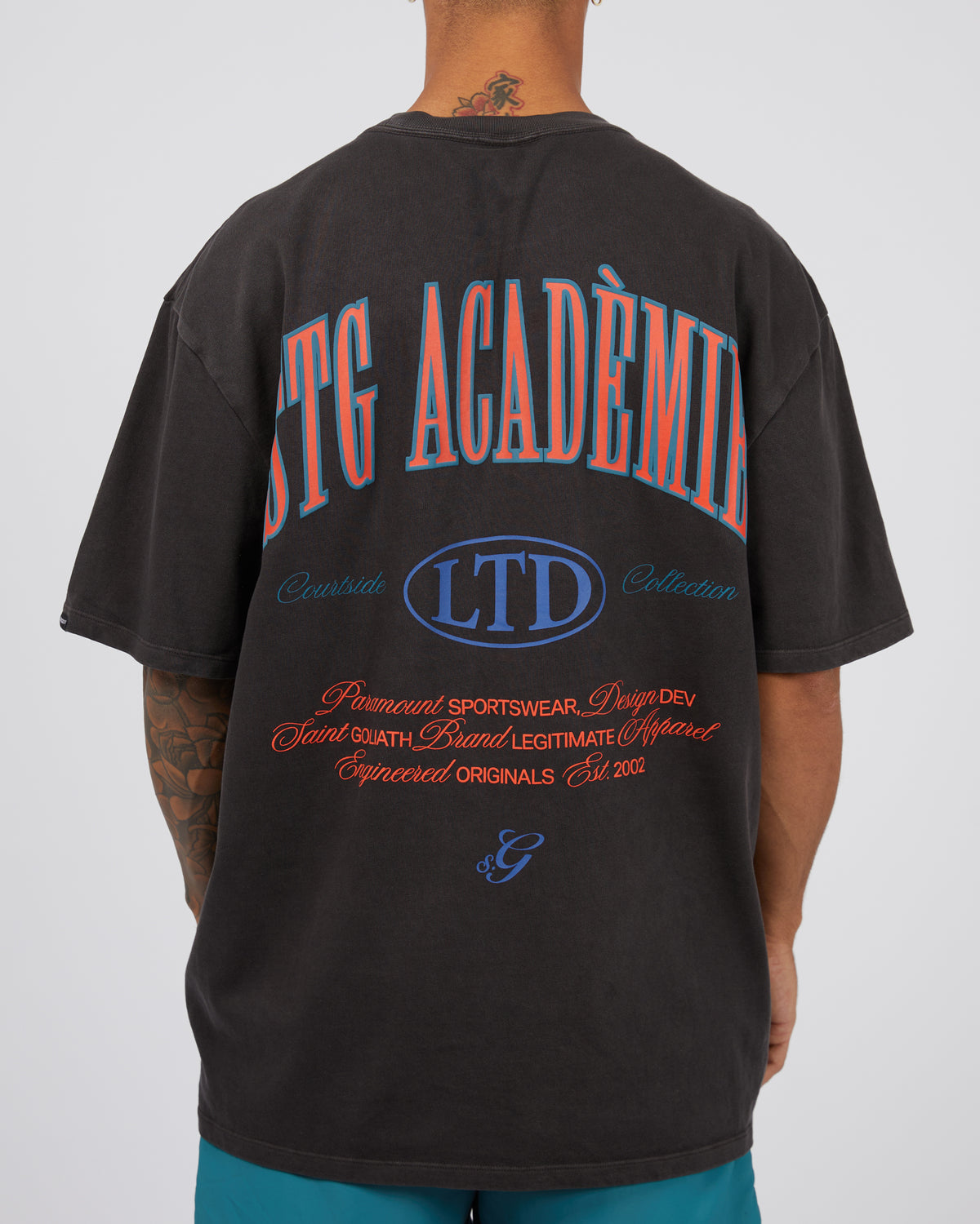 Courtside Tee Coal