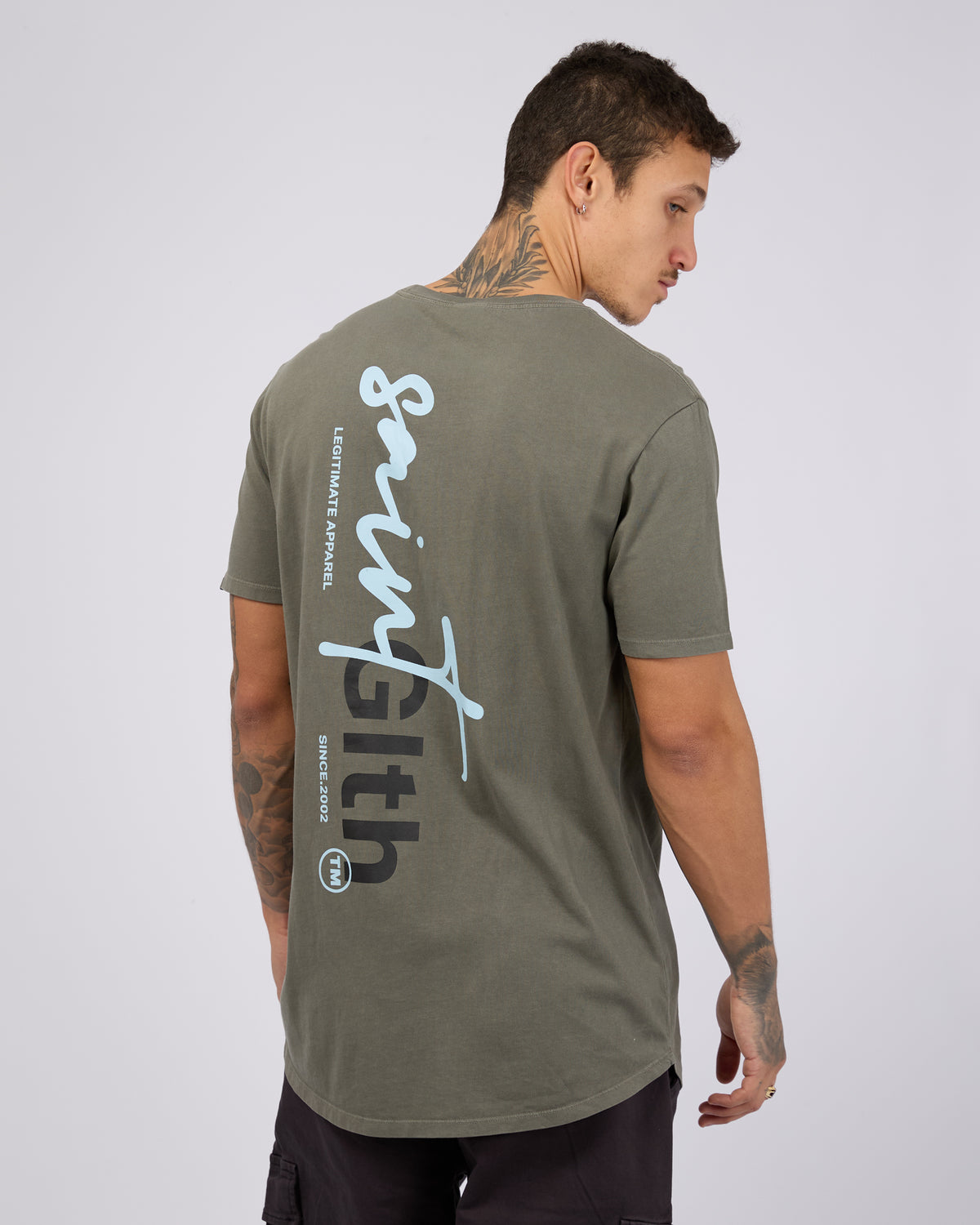 Sign Off Tee Agave Green