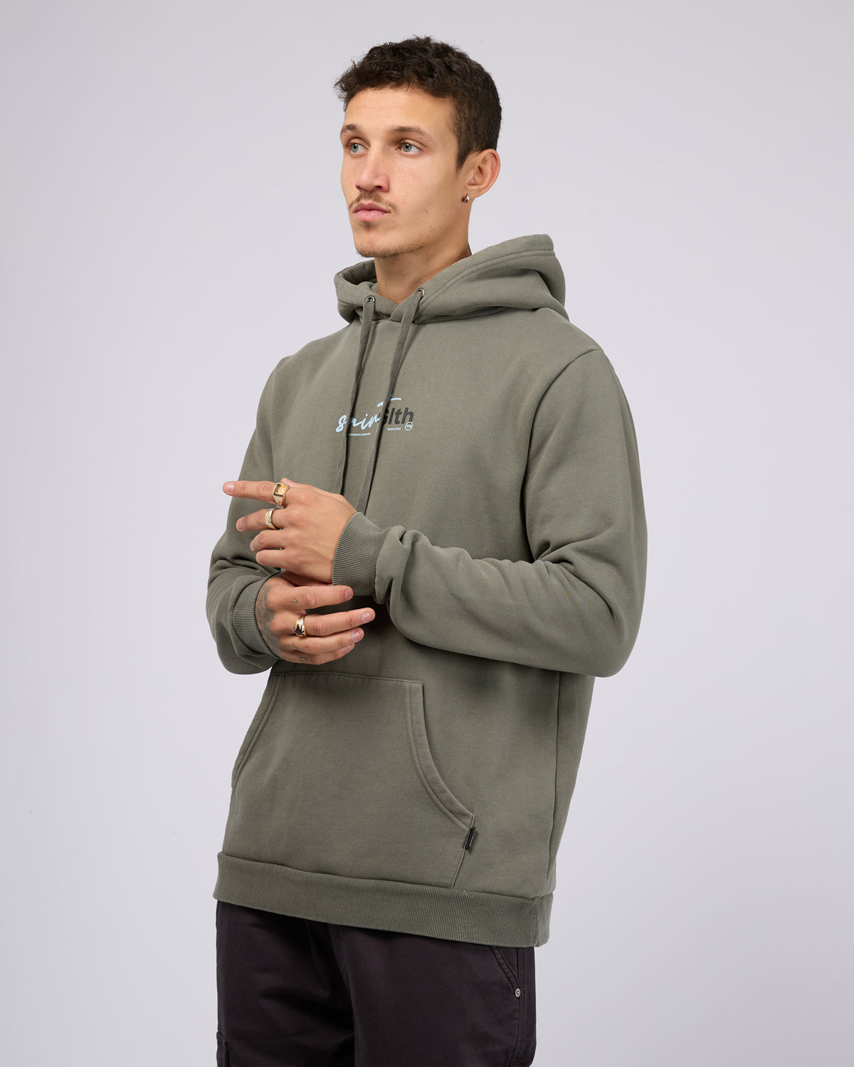 Sign Off Hoodie Agave Green