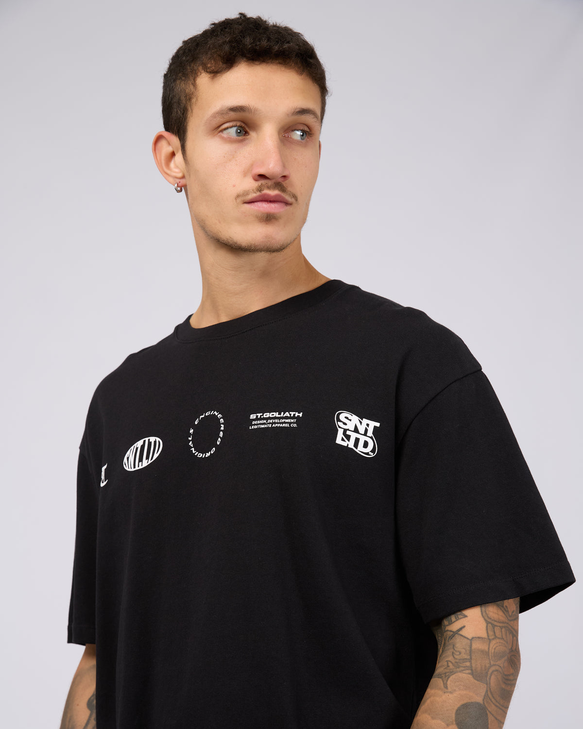 Intergrate Tee Washed Black