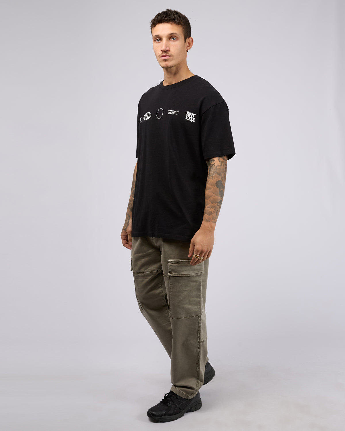 Intergrate Tee Washed Black
