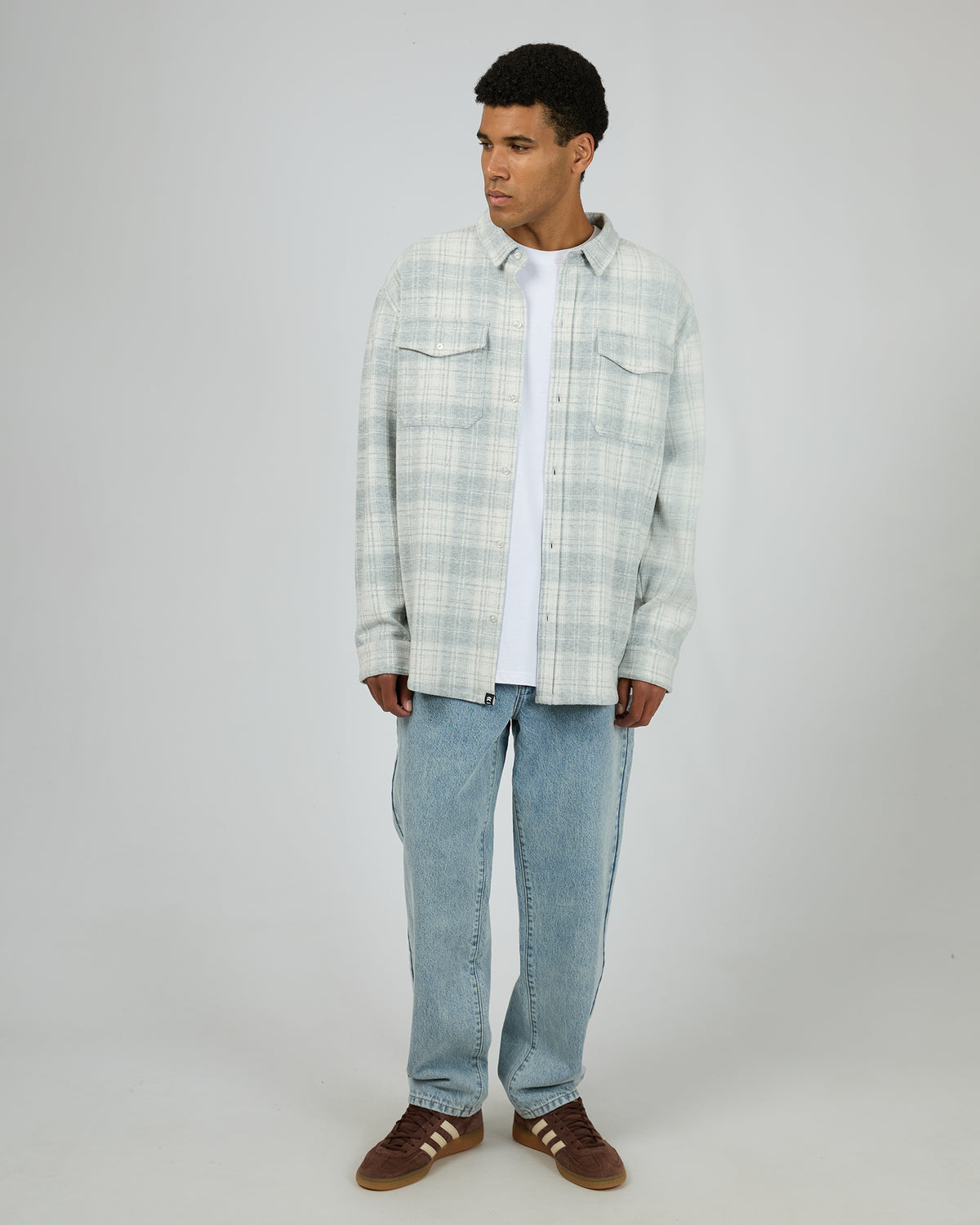 Simmer Check Shirt Grey