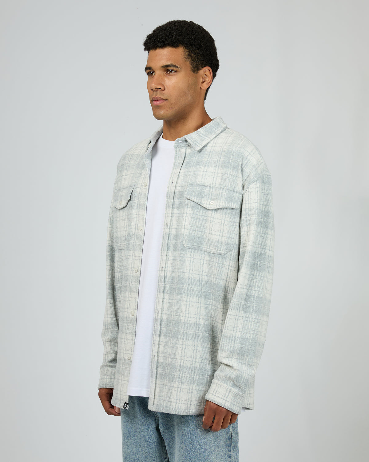 Simmer Check Shirt Grey